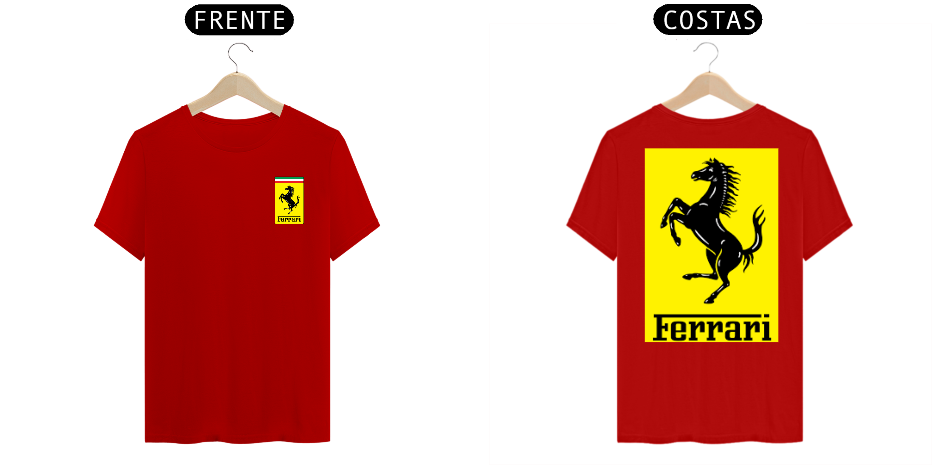 Nome do produto: Camiseta Ferrari