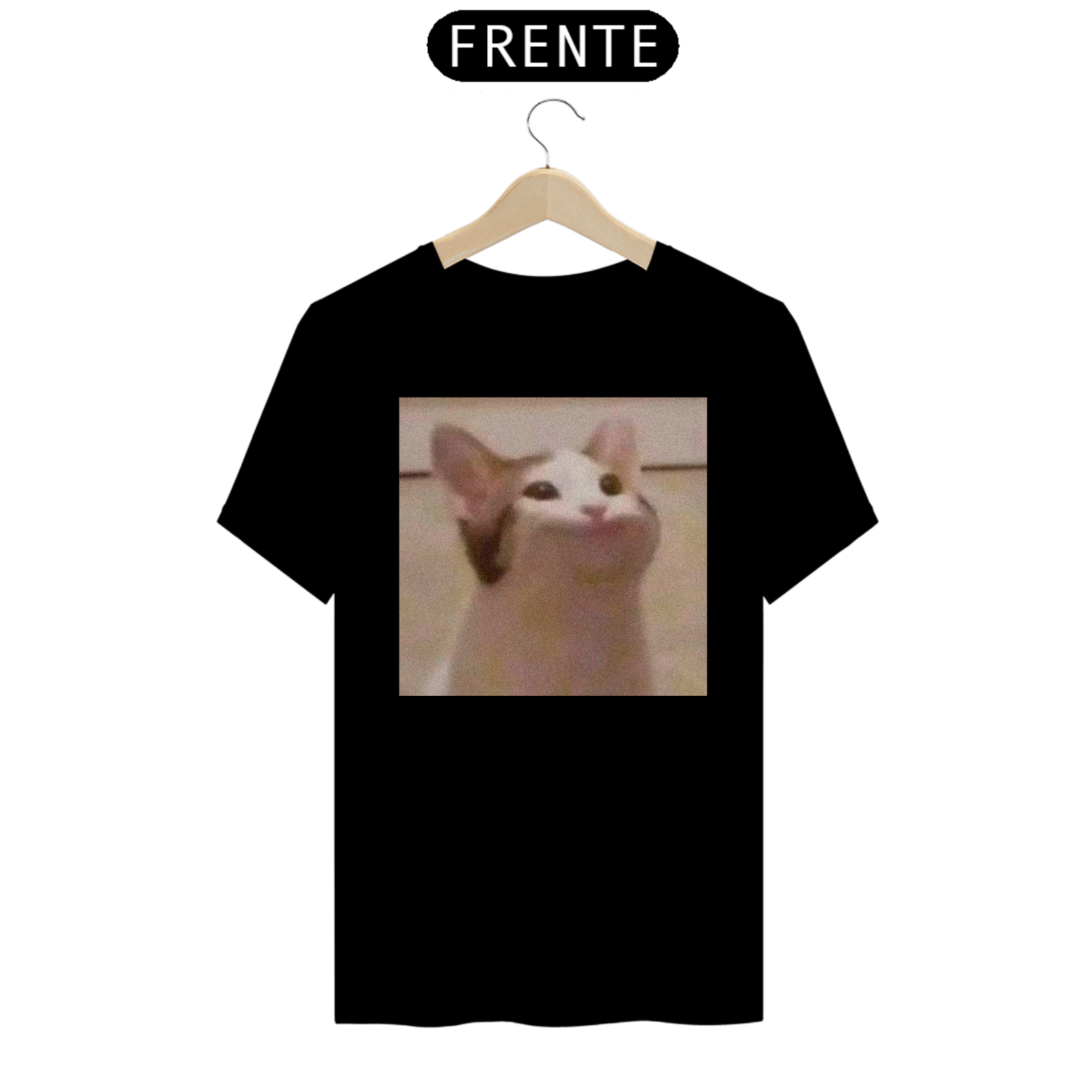 Nome do produto: Camiseta Gato Fofo