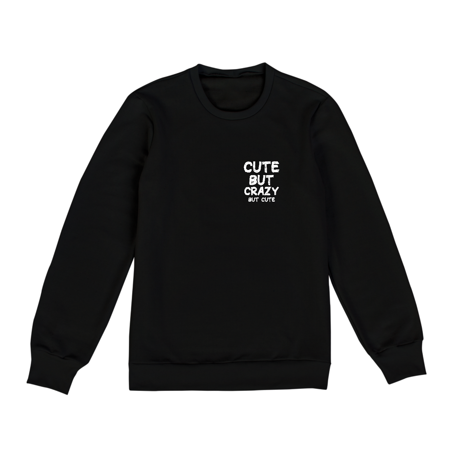 Nome do produto: Moletom Cute But Crazy 