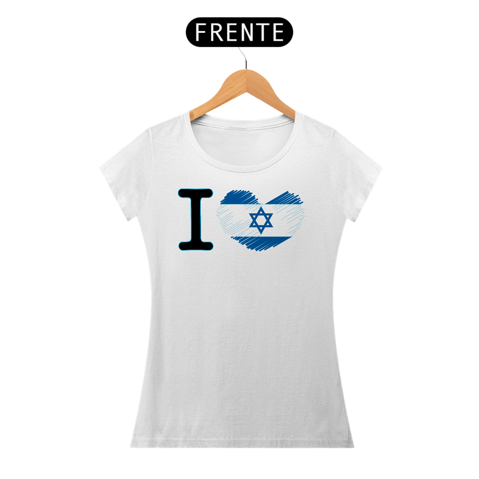 Nome do produto: I Love Israel - Feminina