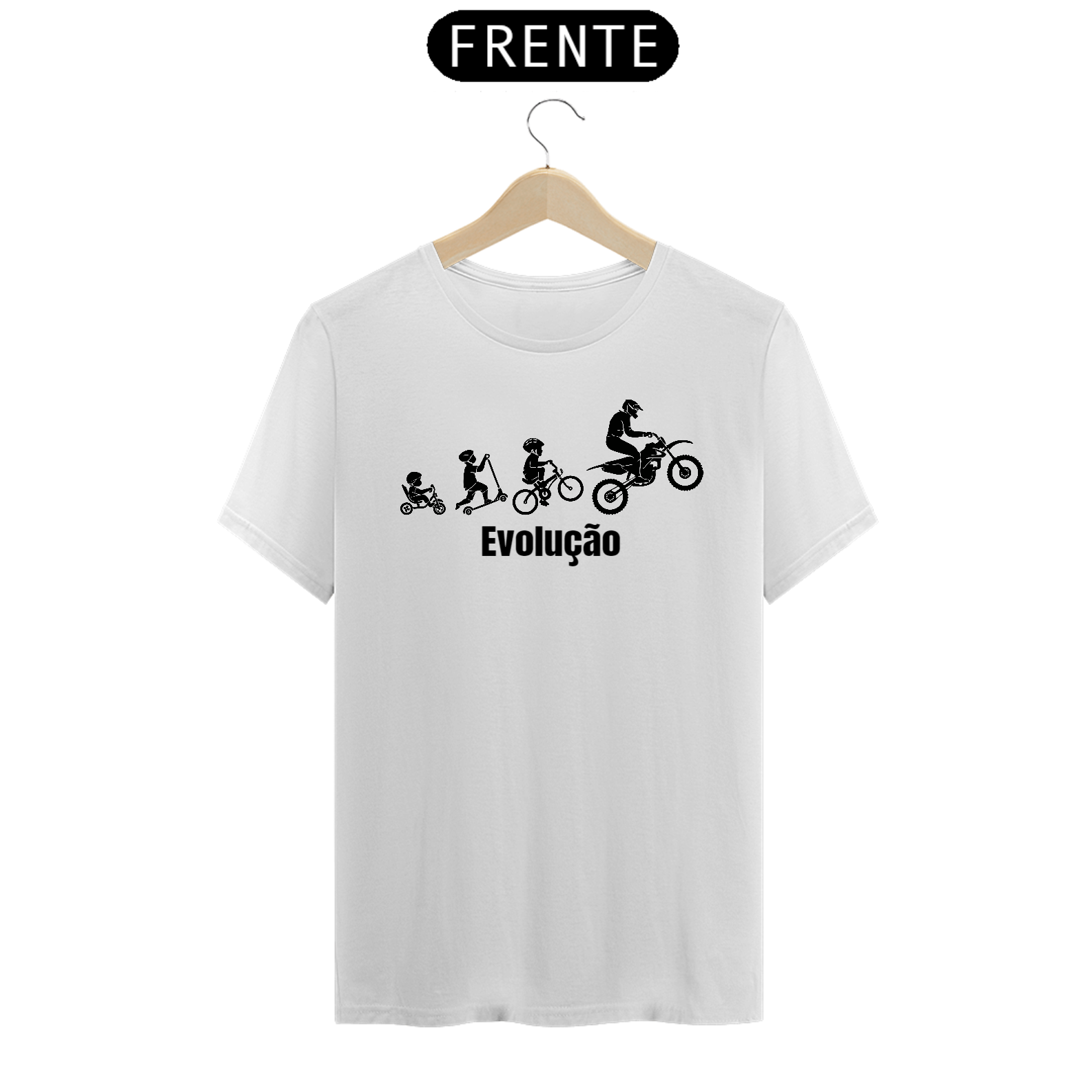 Nome do produto: Camiseta Evolução Biker