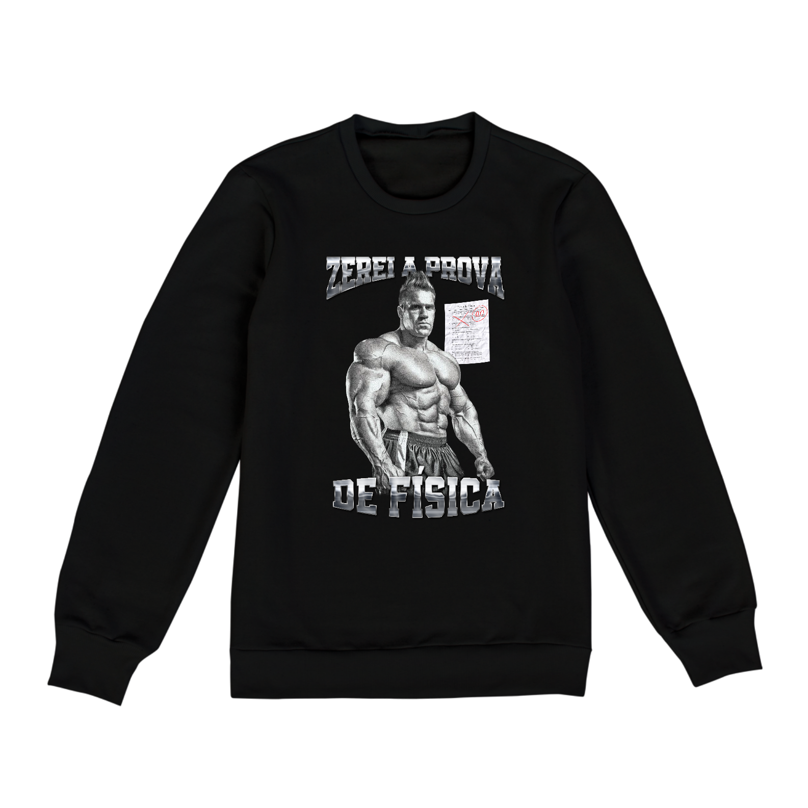 Nome do produto: Moletom - Zerei a Prova de Física