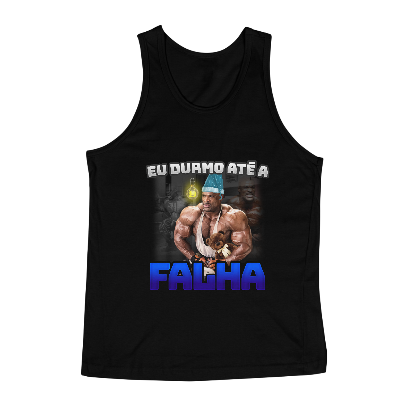 Nome do produto: Regata - Eu Durmo Até a Falha