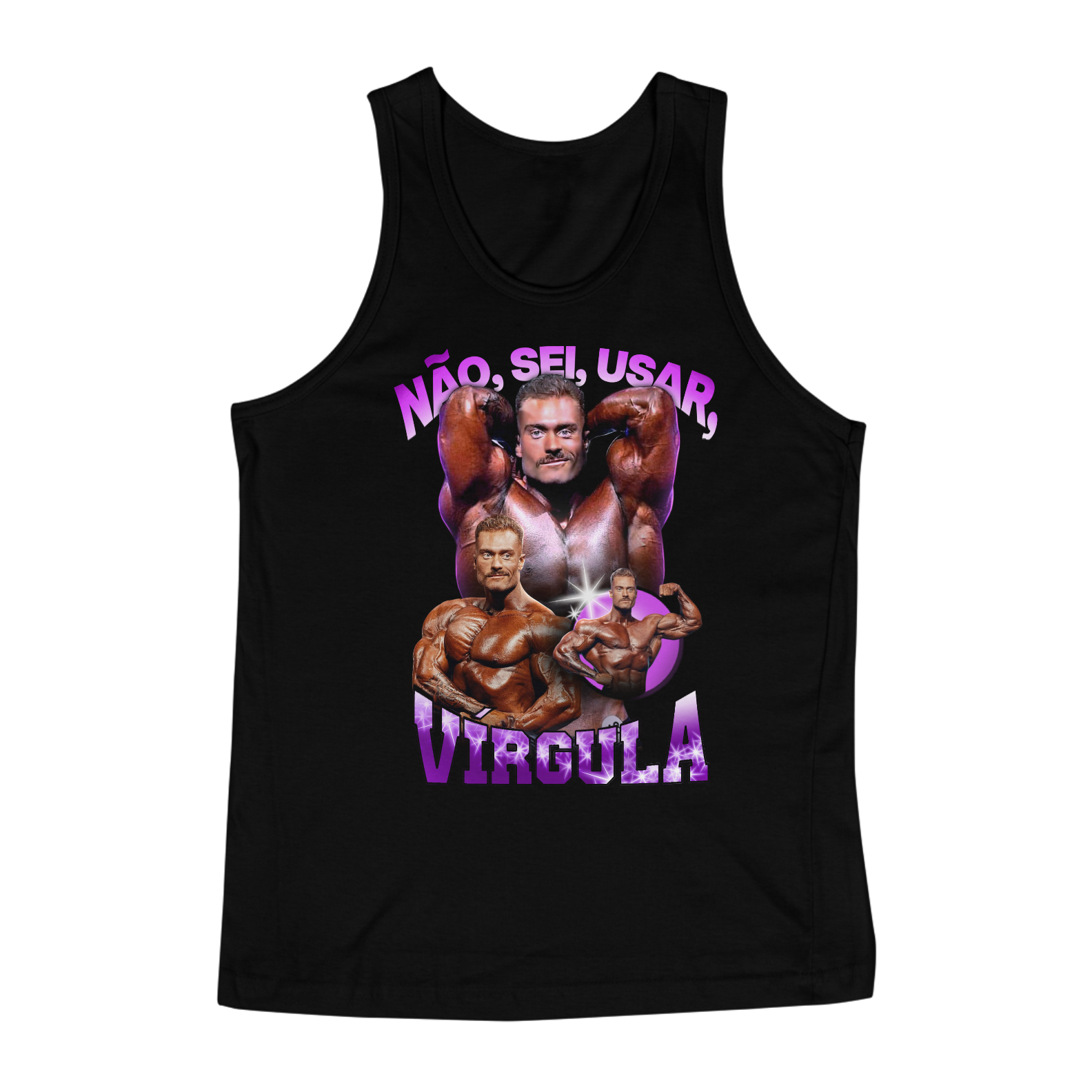 Nome do produto: Regata - Não,Sei,Usar,Vírgula