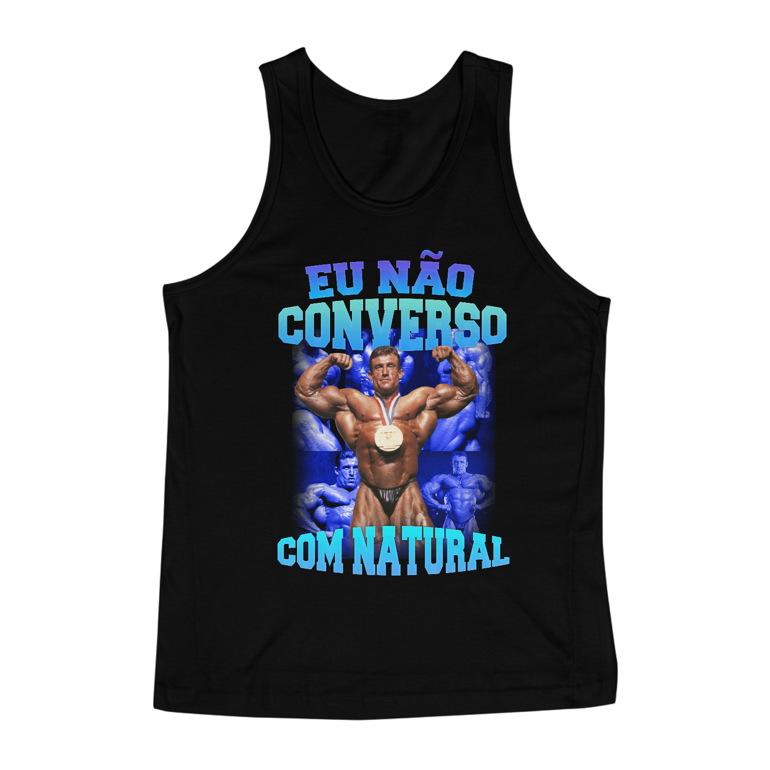 Nome do produto: Regata - Eu Não Falo Com Natural