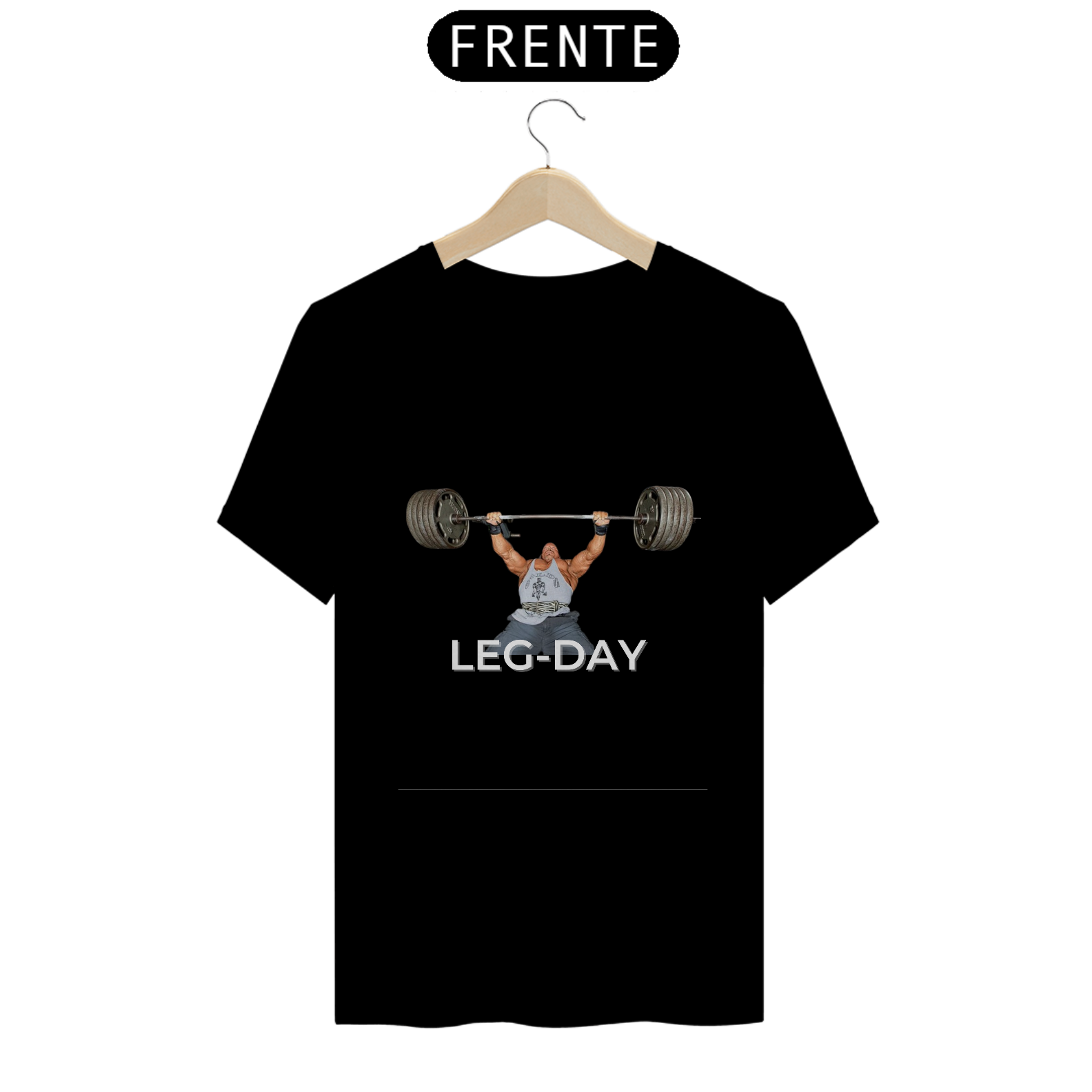 Nome do produto: CAMISA LEG-DAY PRETA