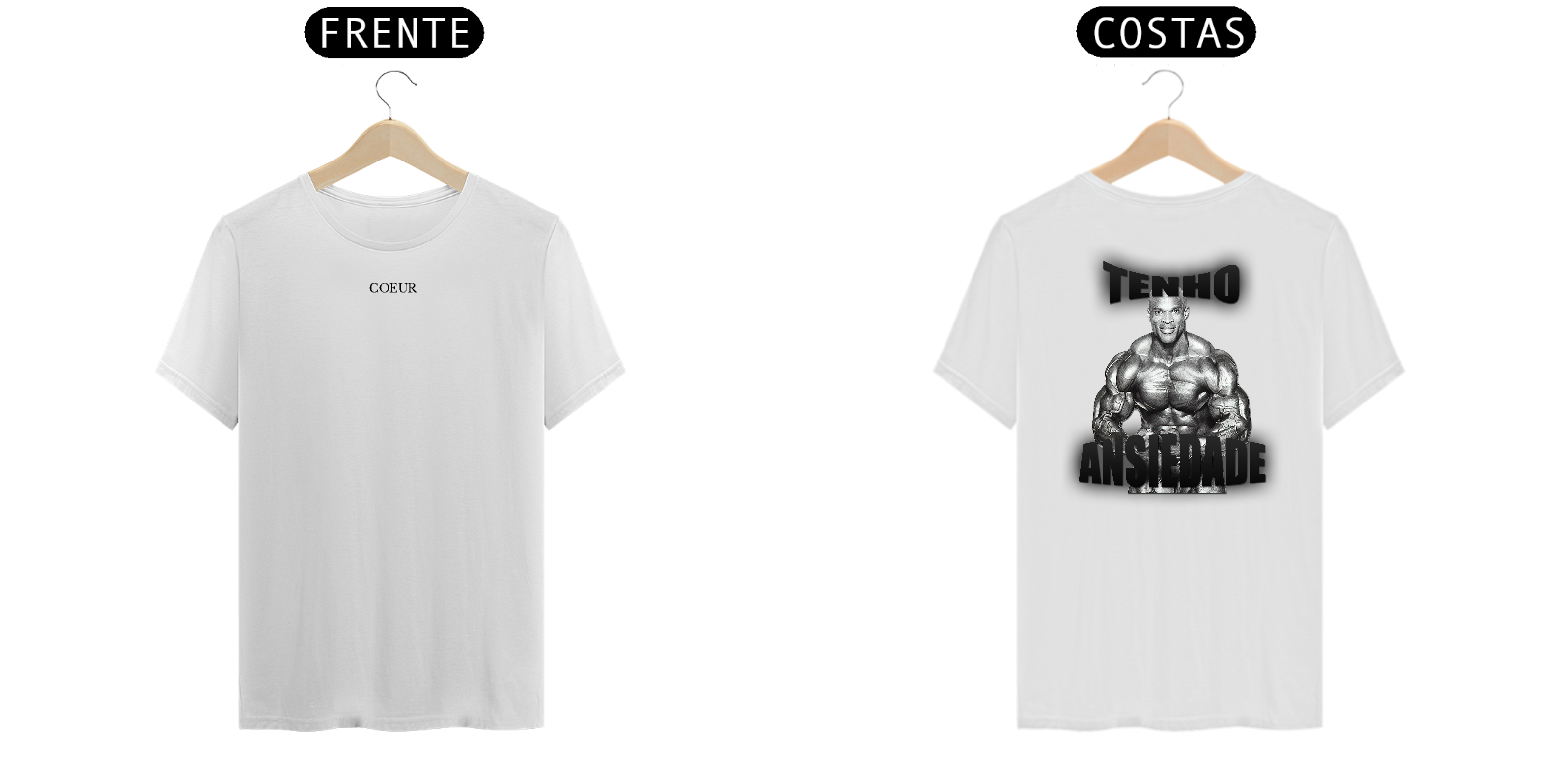 Nome do produto: Tenho Ansiedade (Branca)