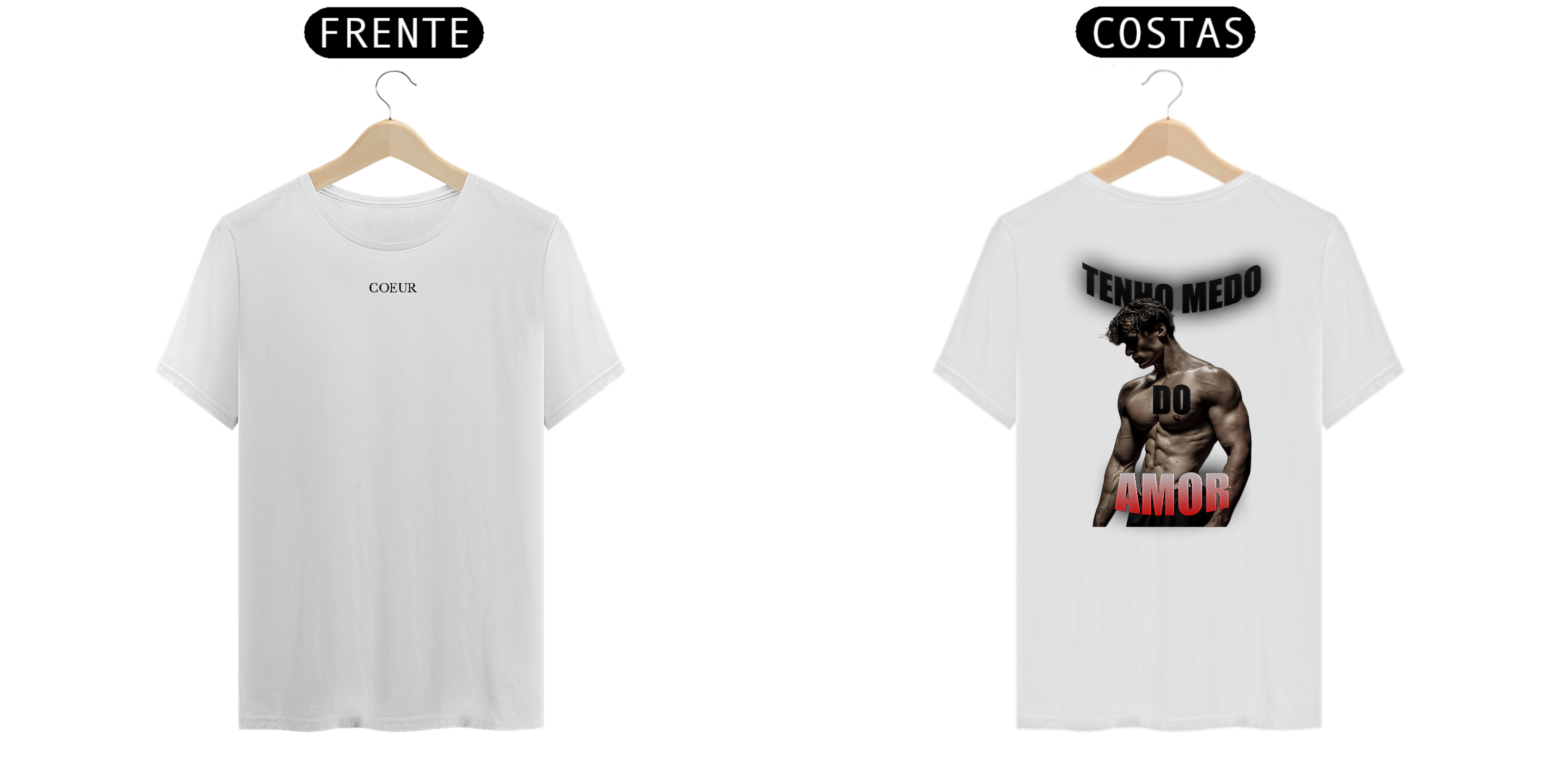 Nome do produto: Tenho Medo do Amor (Branca)
