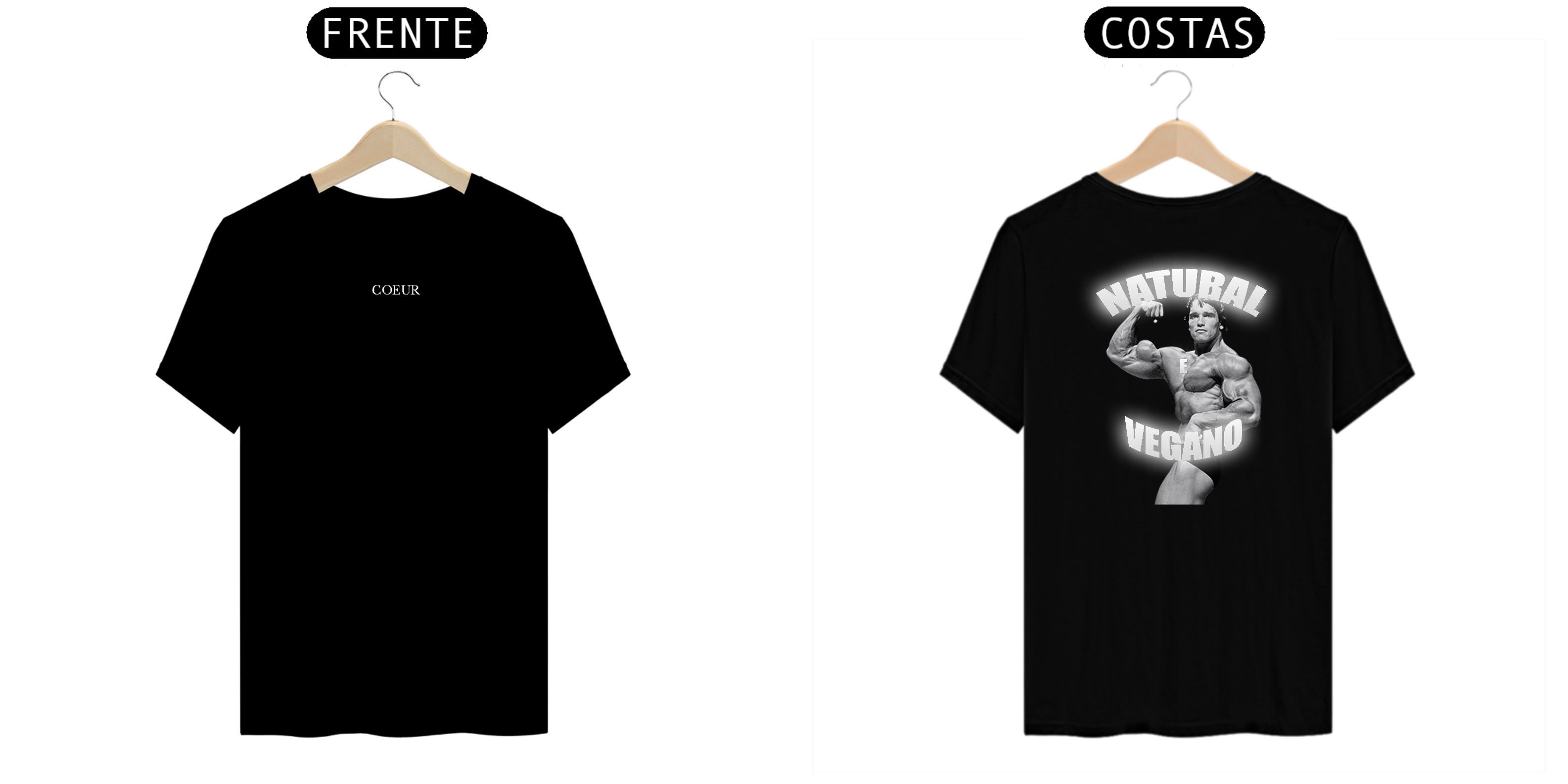 Nome do produto: Natural e Vegano (Preta)