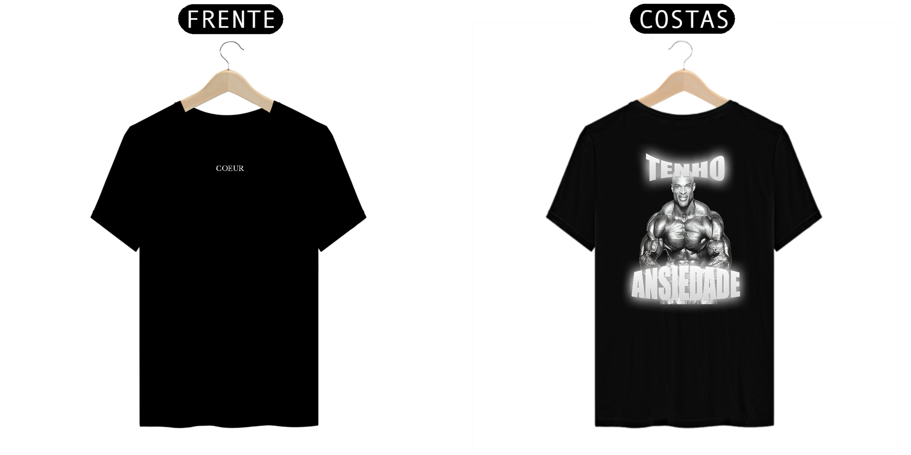 Nome do produto: Tenho Ansiedade (Preta)