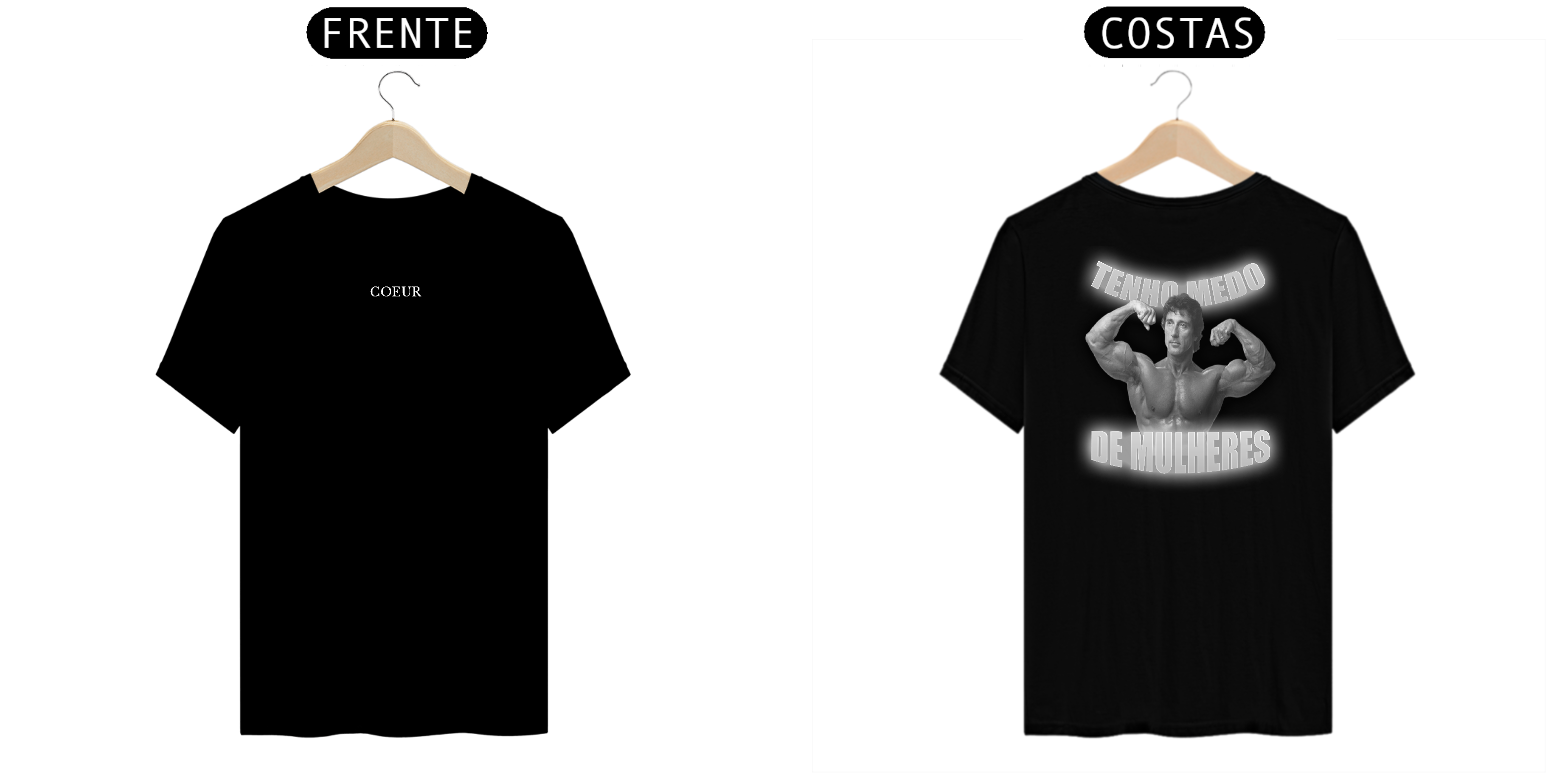 Nome do produto: Tenho Medo de Mulheres (Preta)