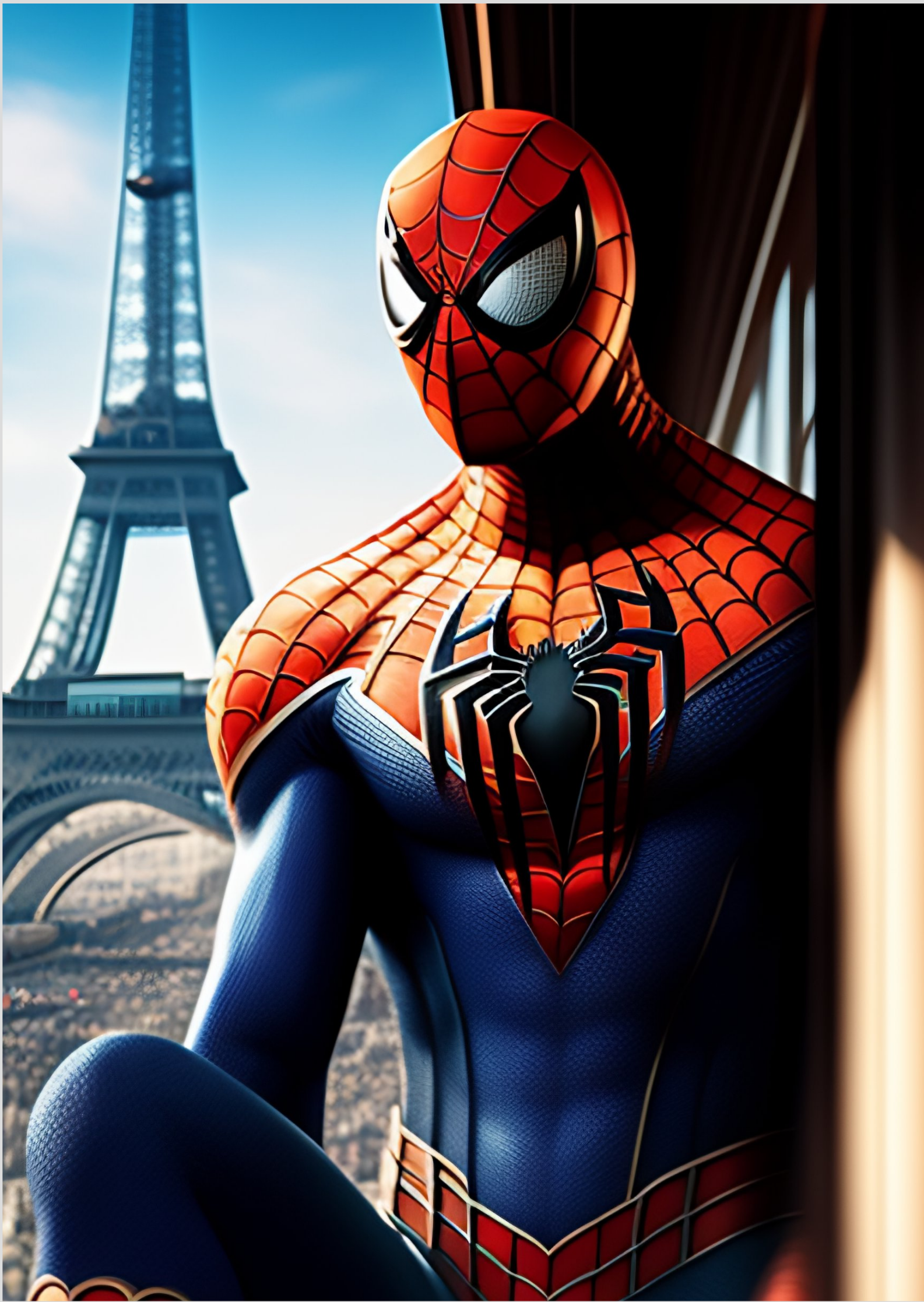 Nome do produto: Homem Aranha em Paris - Pôster