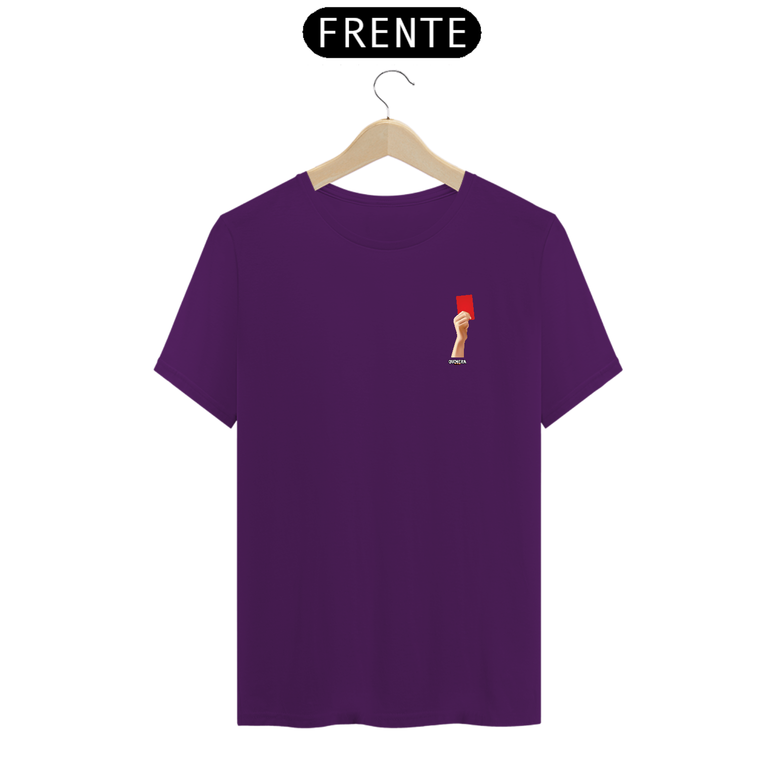 Nome do produto: Camiseta / Cartão Vermelho