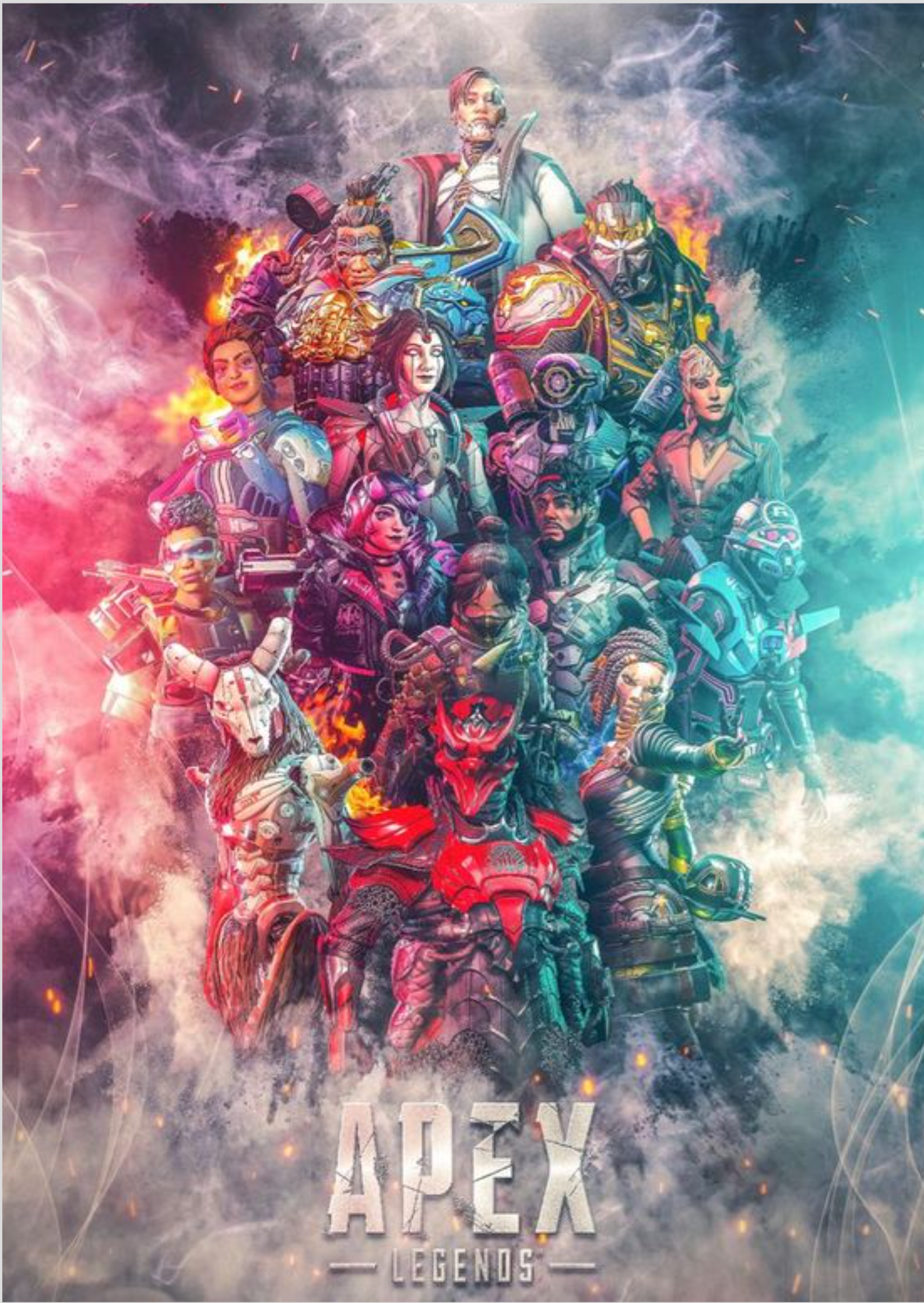 Nome do produto: Poster Apex legends de alta qualidade