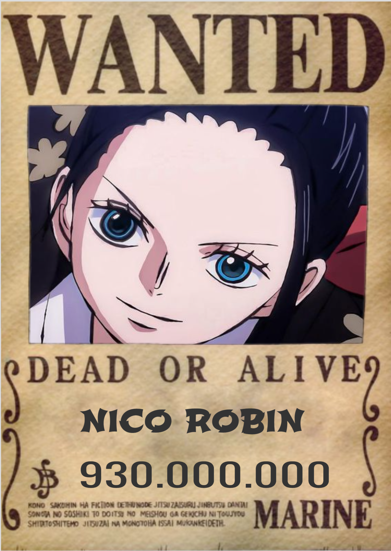 Nome do produto: POSTER ONE PIECE NICO ROBIN