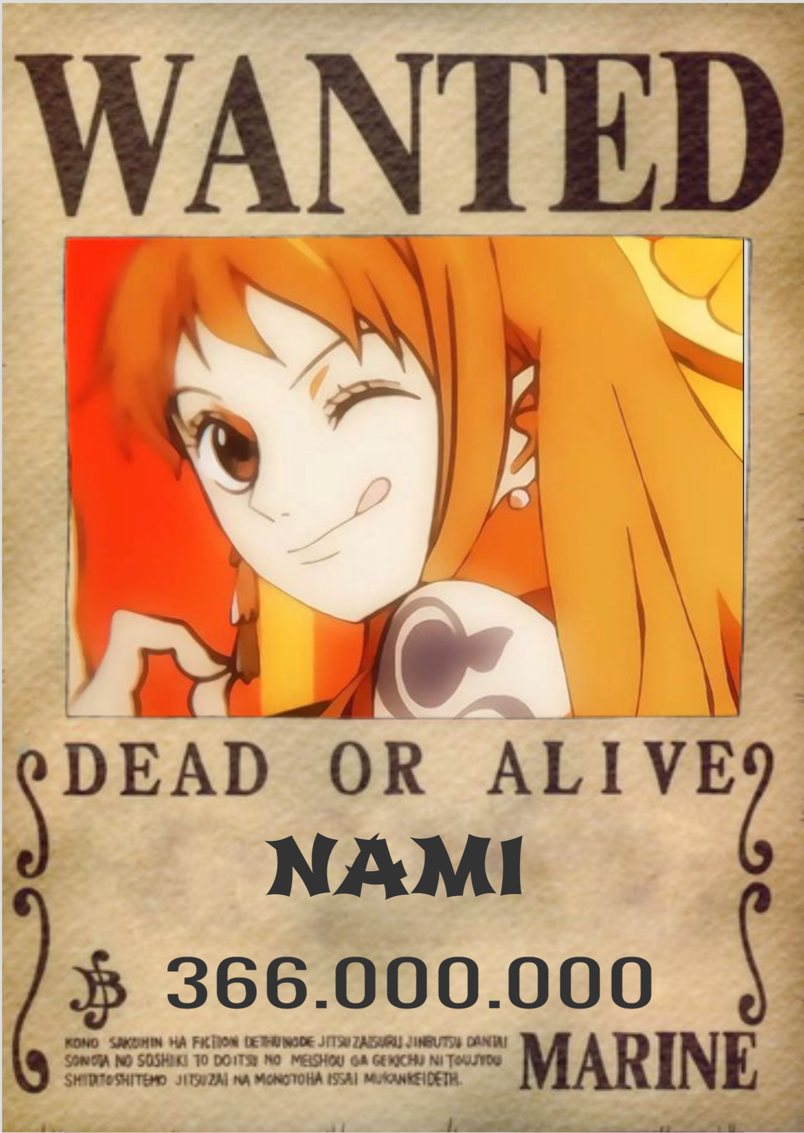 Nome do produto: POSTER ONE PIECE NAMI