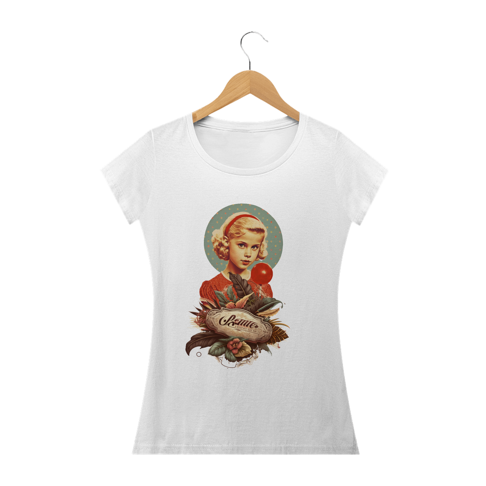 Nome do produto: Camisa Baby Look Verão vintage