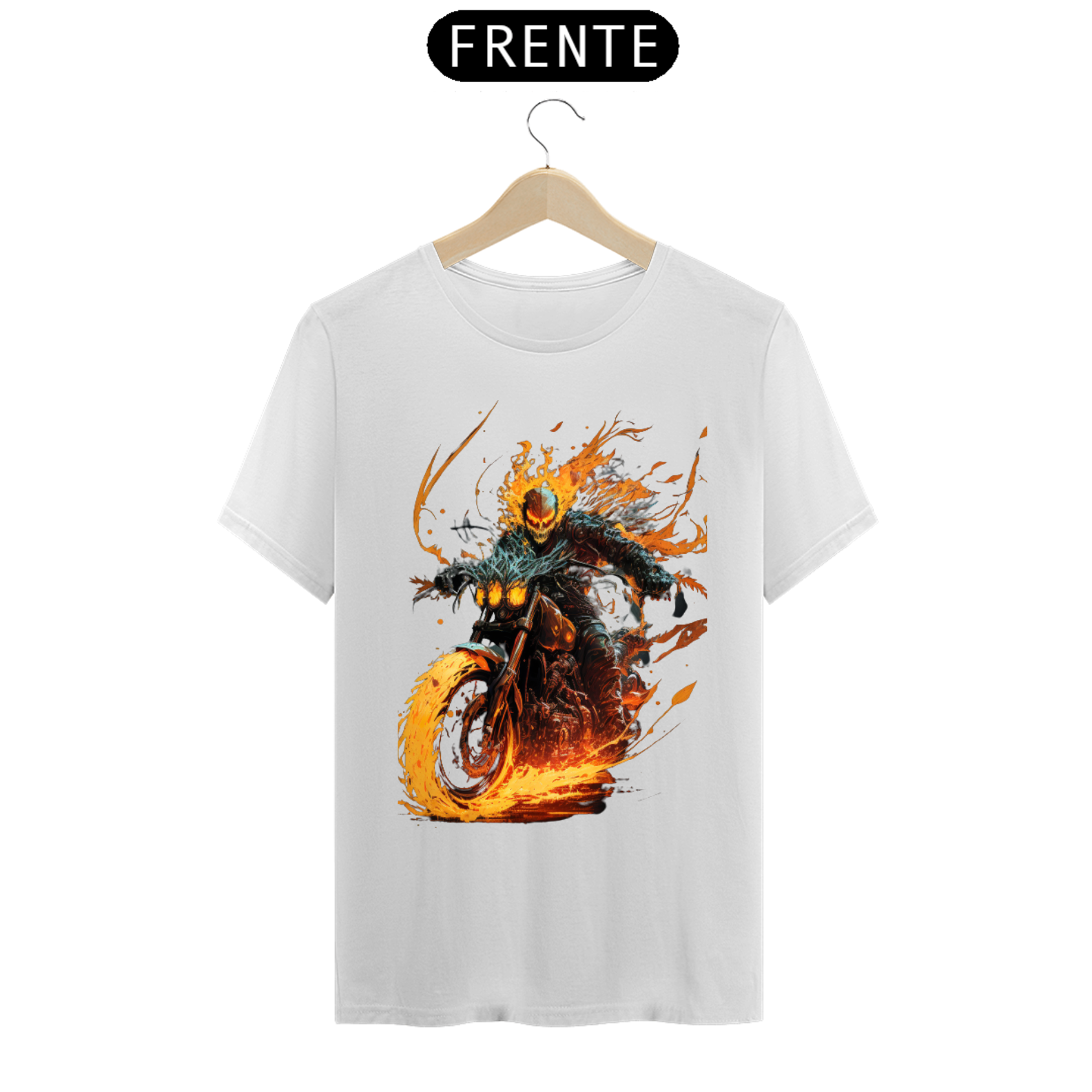 Nome do produto: Camisa Motoqueiro fantasma