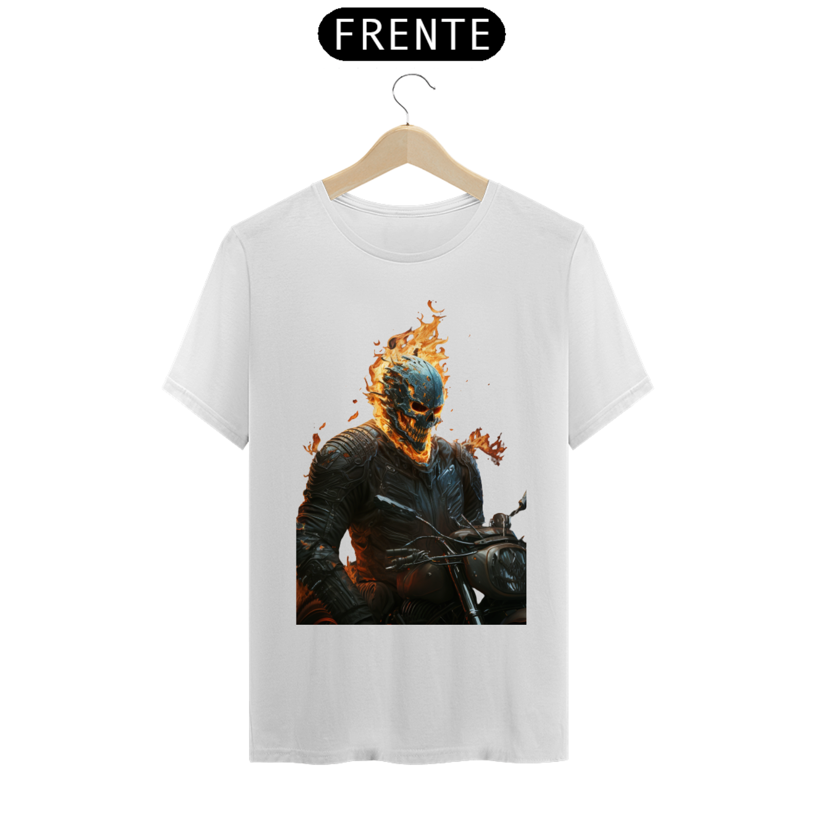 Nome do produto: Camisa Motoqueiro fantasma
