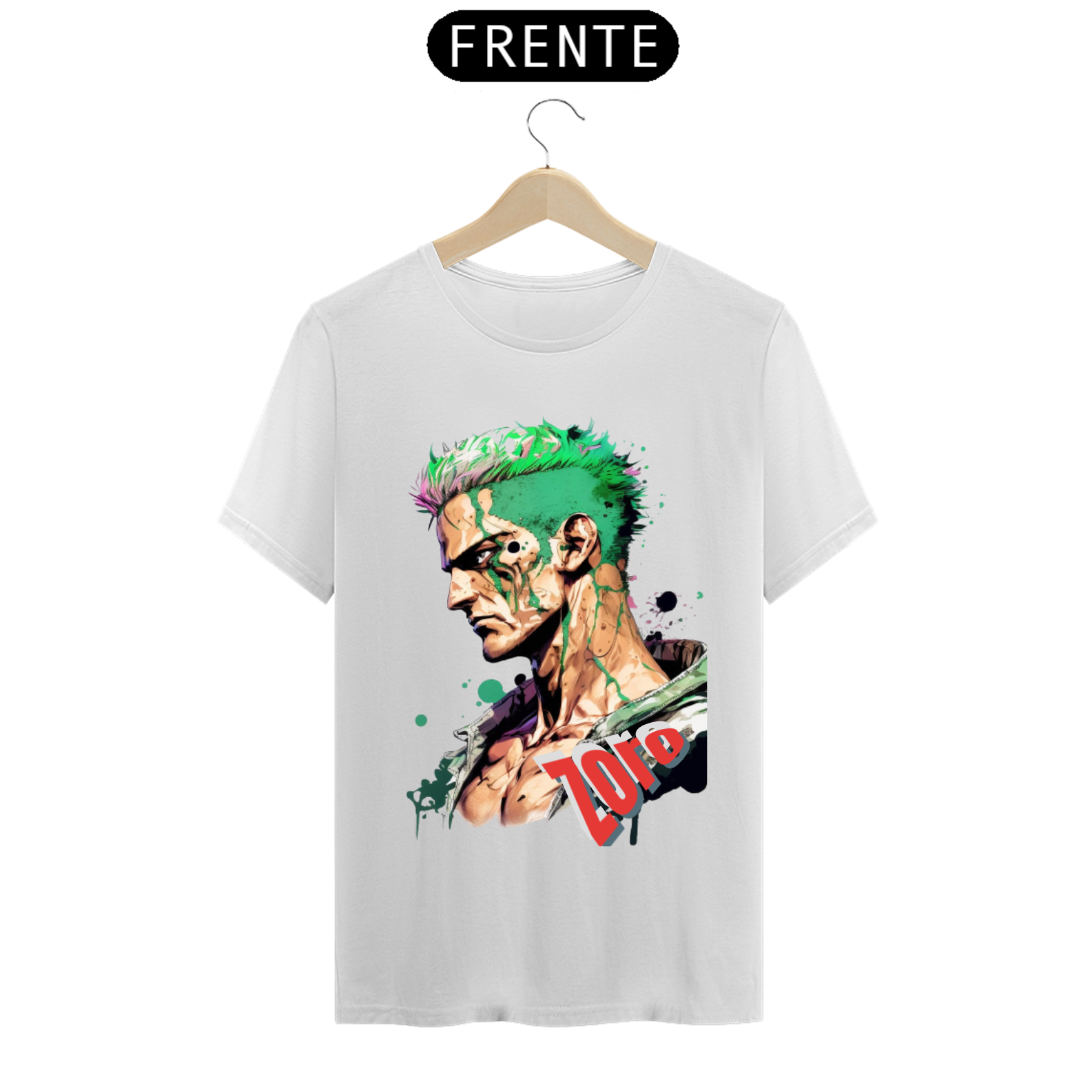 Nome do produto: Camisa One Piece Roronoa Zoro