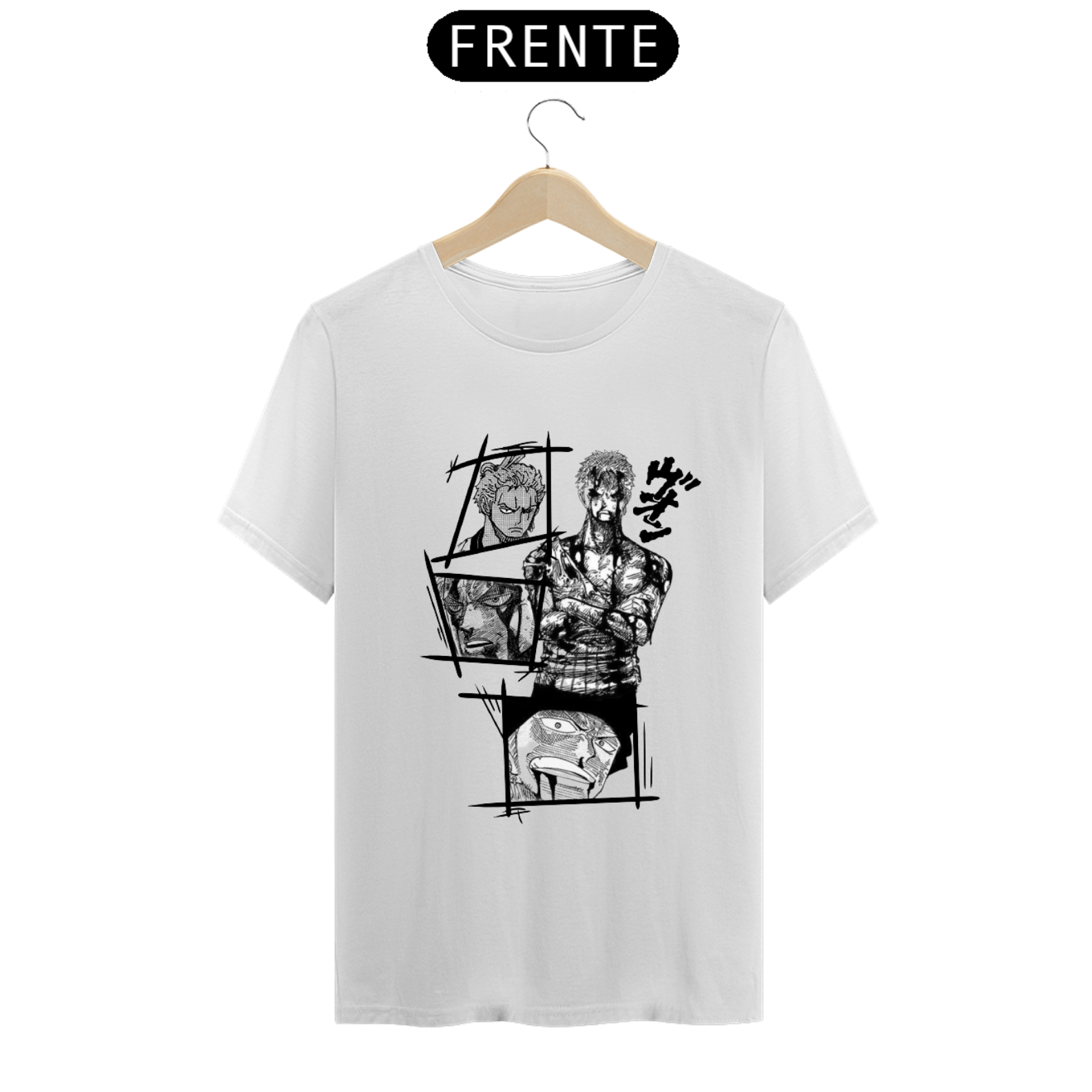 Nome do produto: Camisa One Piece Roronoa zoro