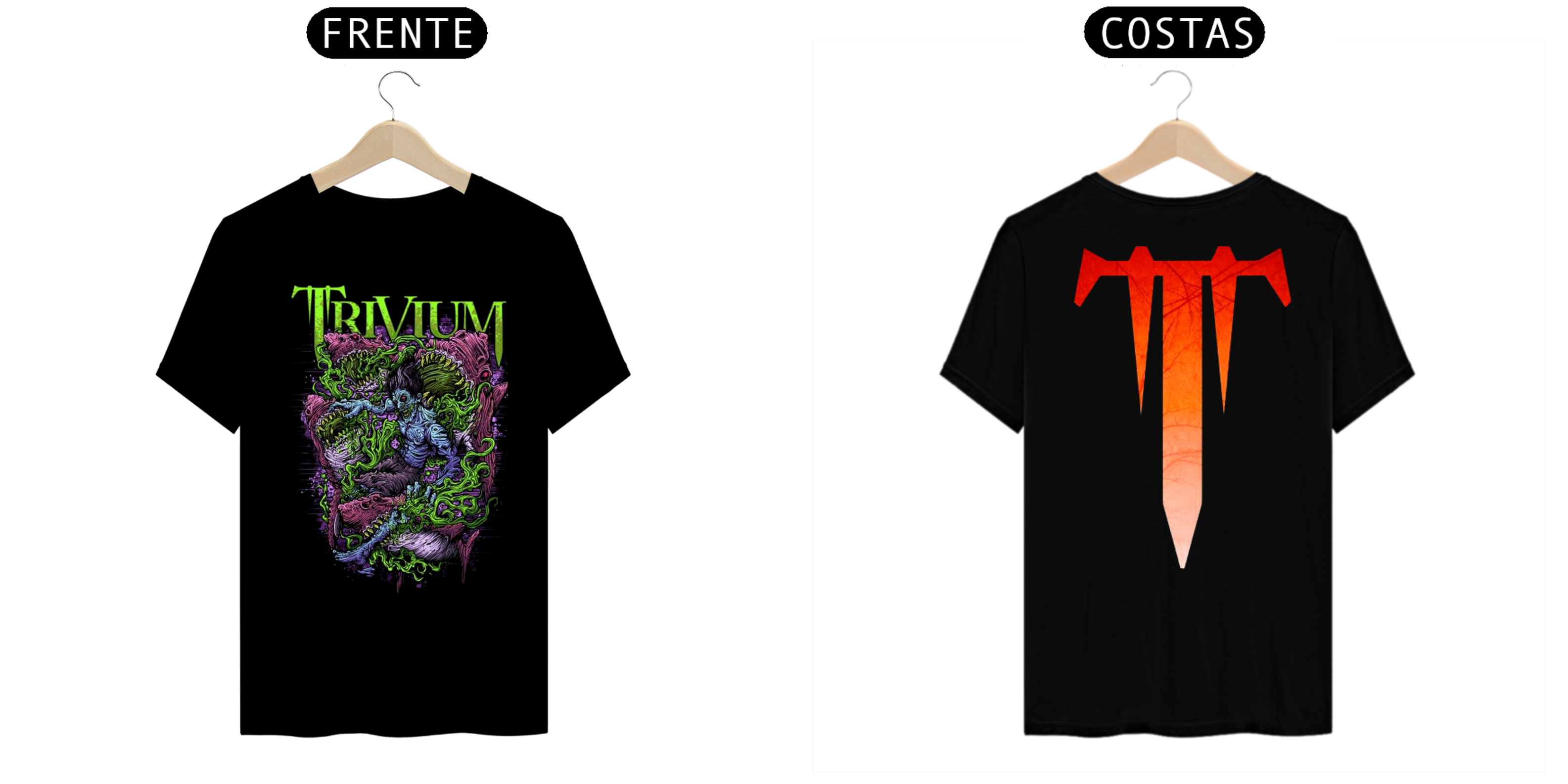 Nome do produto: Camisa banda Trivium