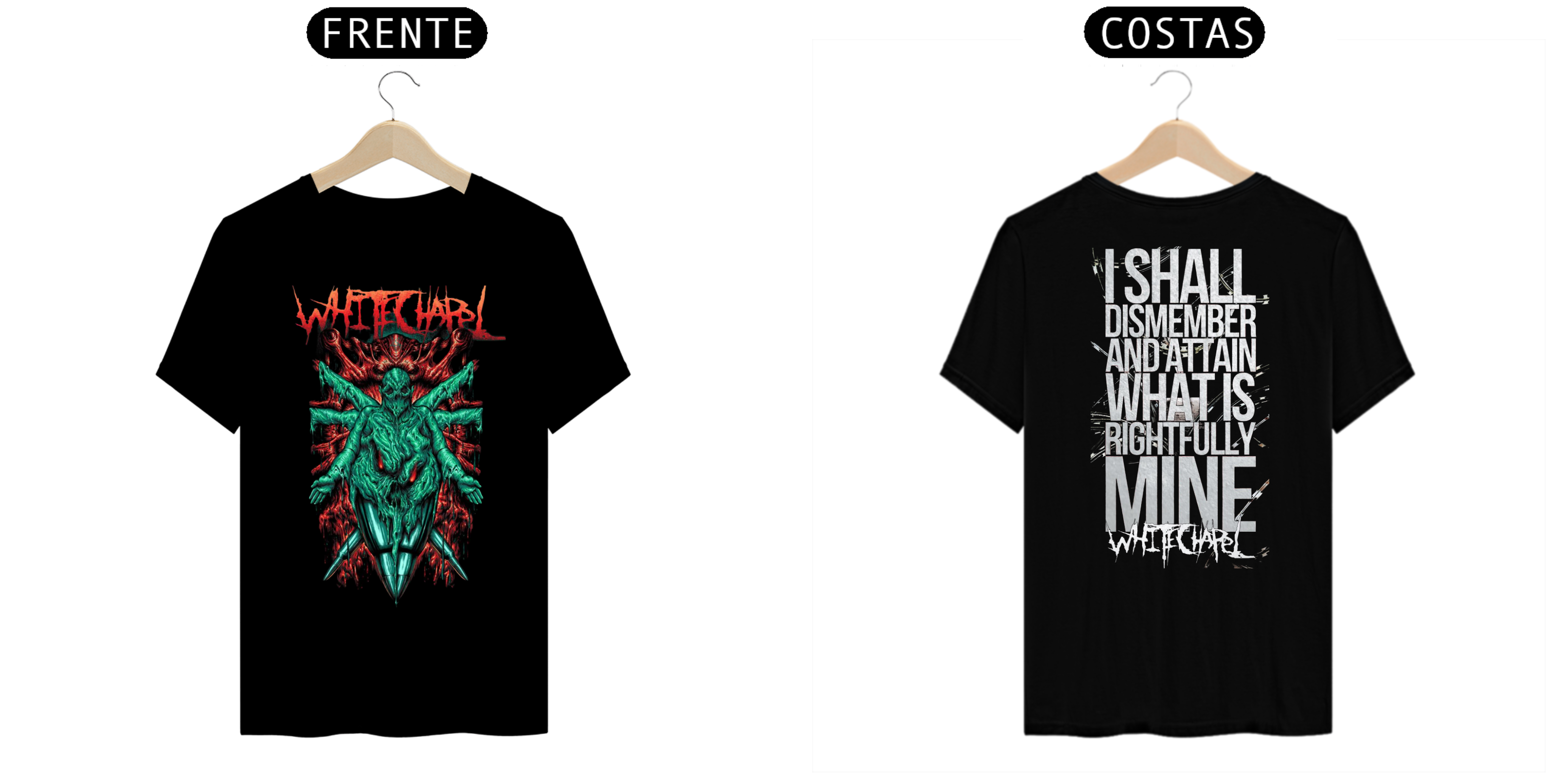 Nome do produto: Camisa Banda whitechapel 