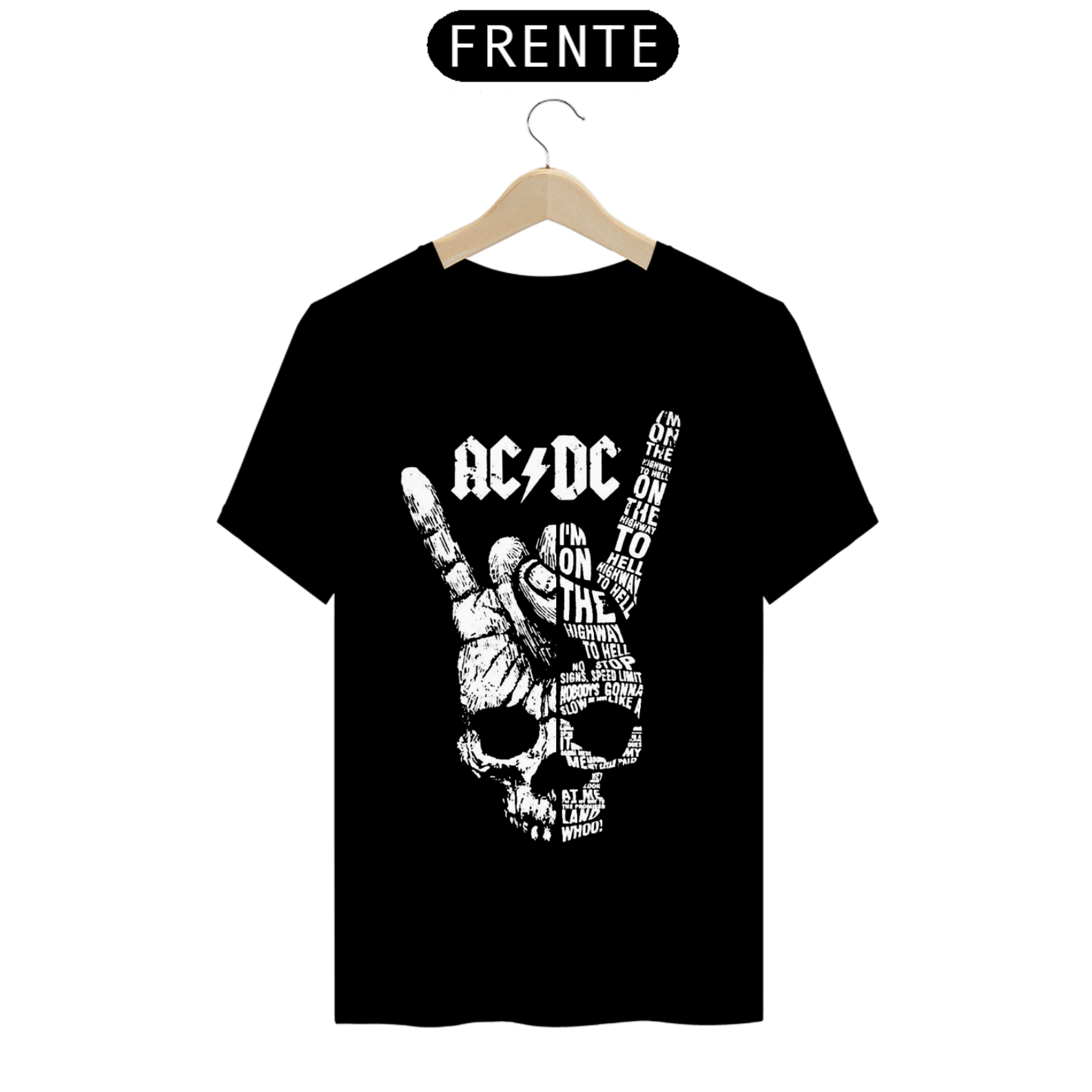 Nome do produto: Camisa Banda AC/DC