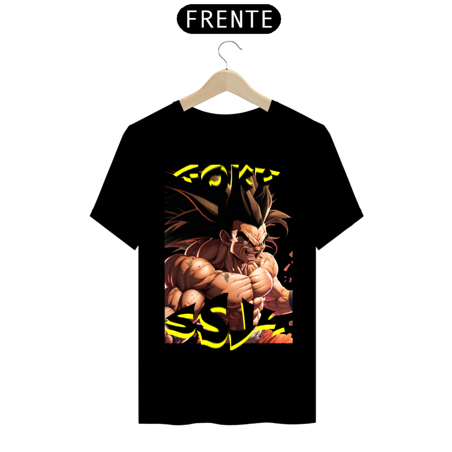 Nome do produto: Camisa Dragon Ball Z Goku SSJ4.