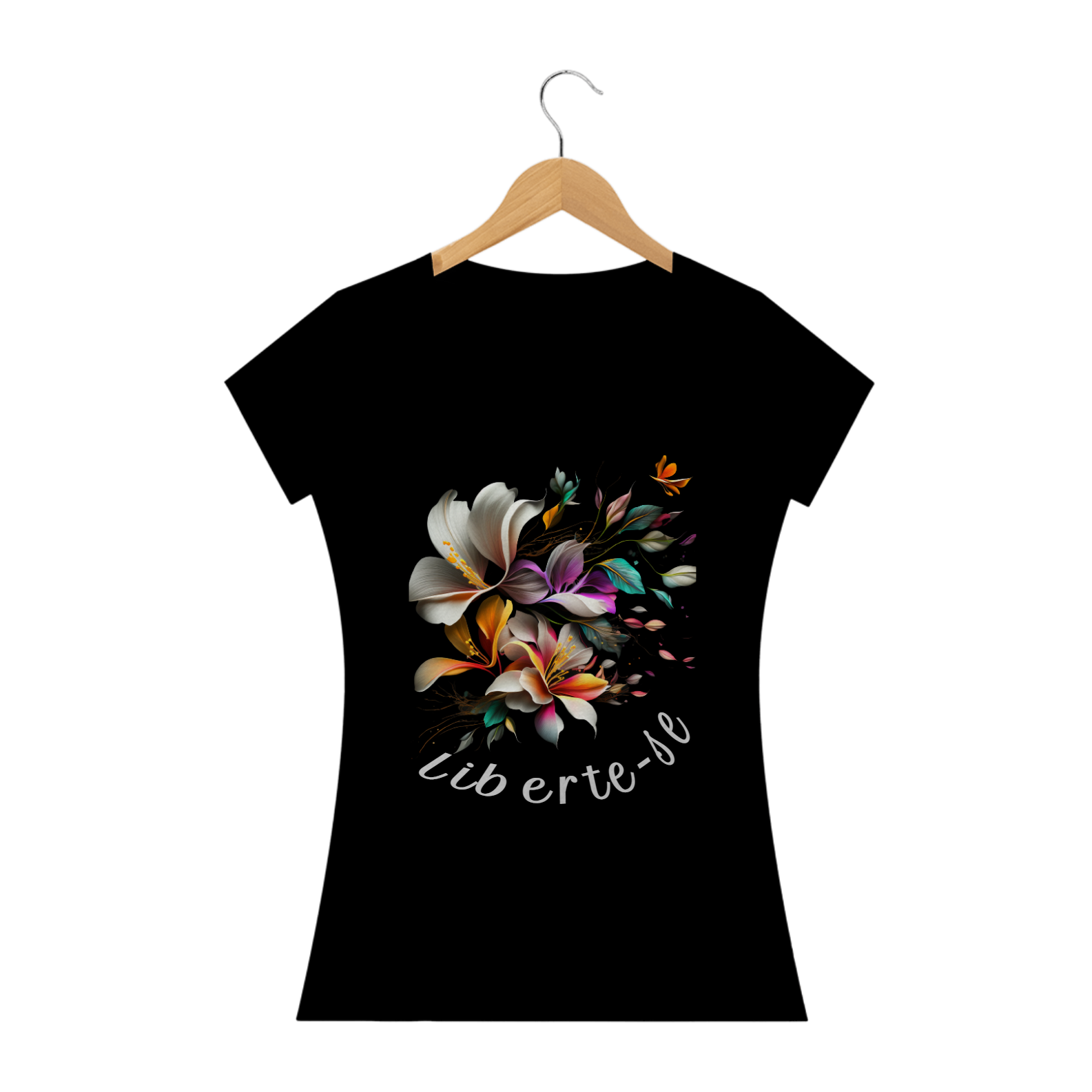 Nome do produto: Camisa Floral- Liberte-se.