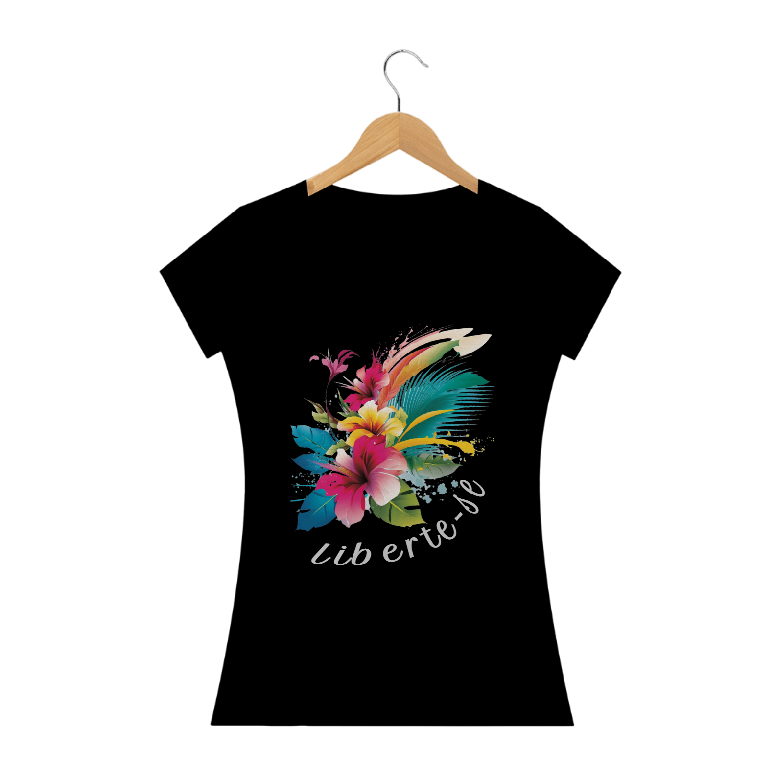 Nome do produto: Camisa Floral Liberte-se.