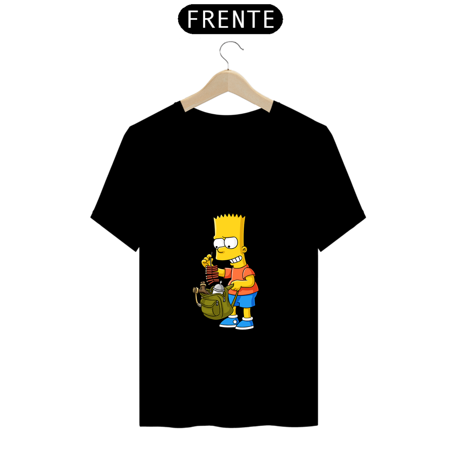 Nome do produto: camisa simples bart simpsons 
