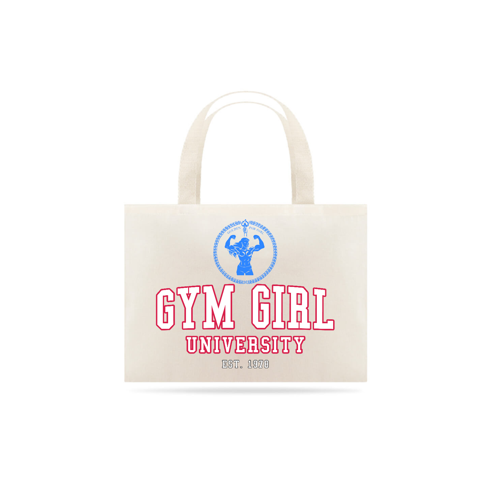 Nome do produto: Ecobag Gym Girl University