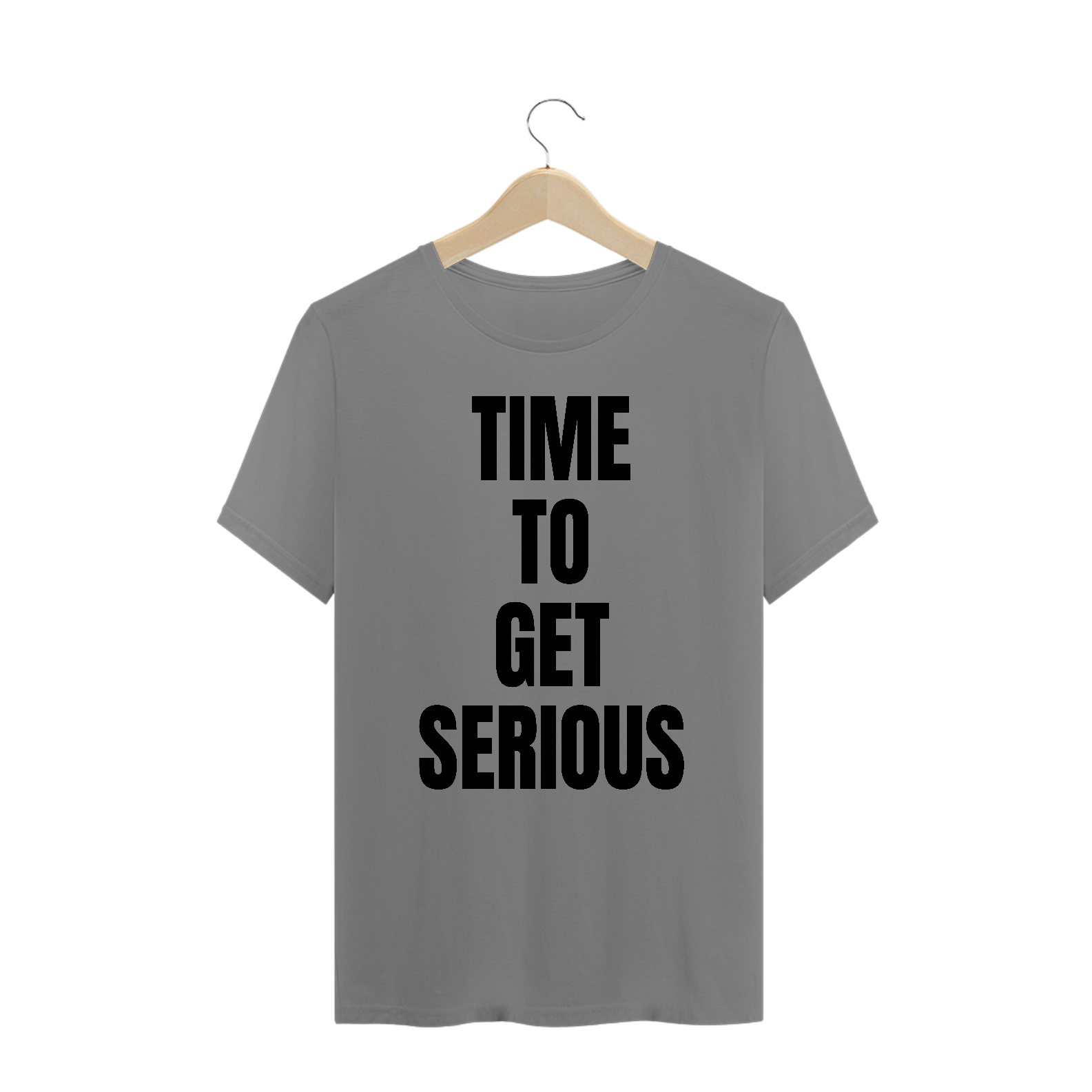 Nome do produto: TIME TO GET SERIOUS - tshirt plus size