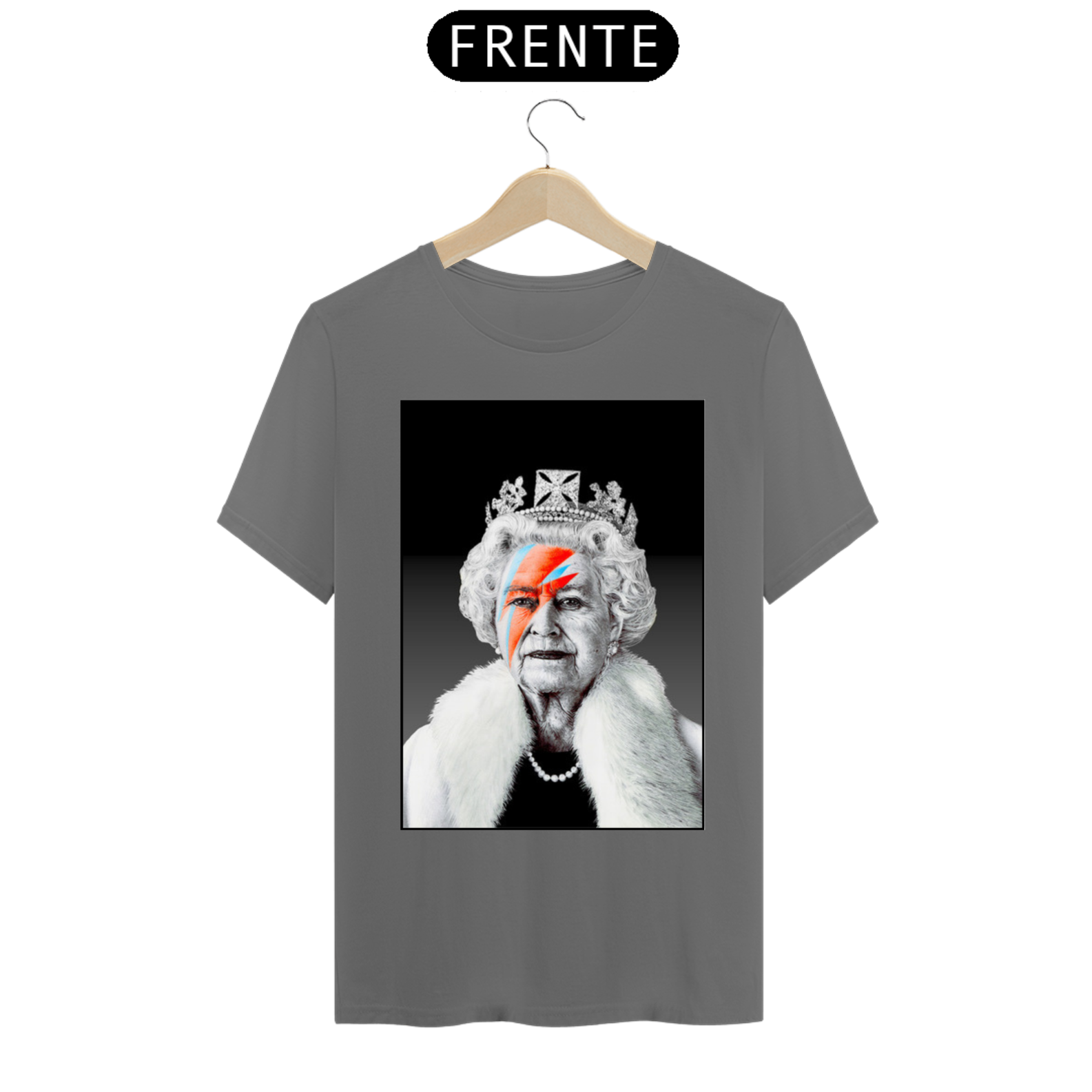 Nome do produto: QUEEN BOWIE - t-shirt estonada