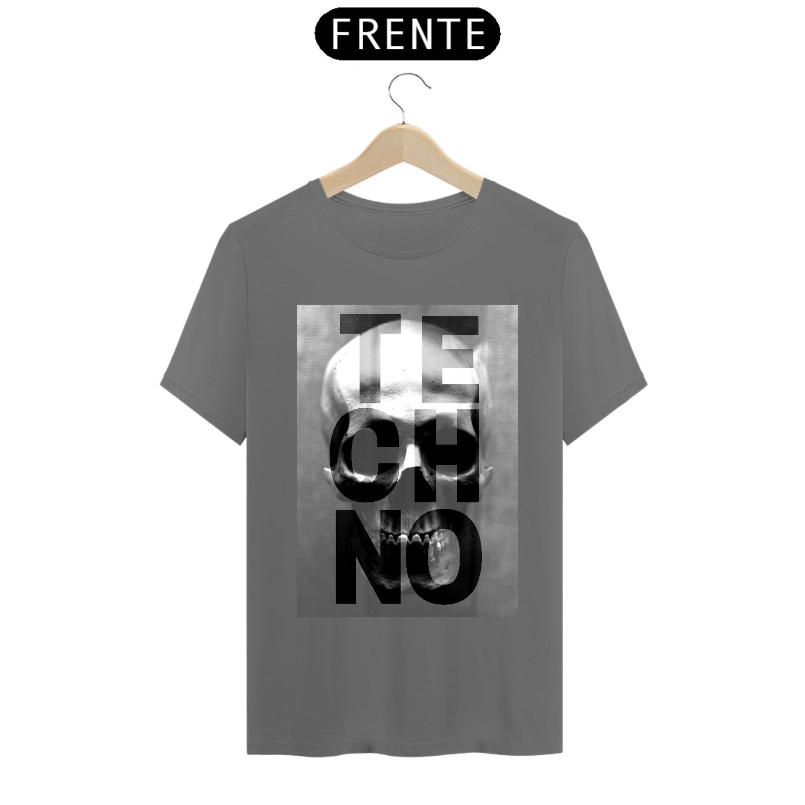 Nome do produto: TECHNO BW - tshirt estonada