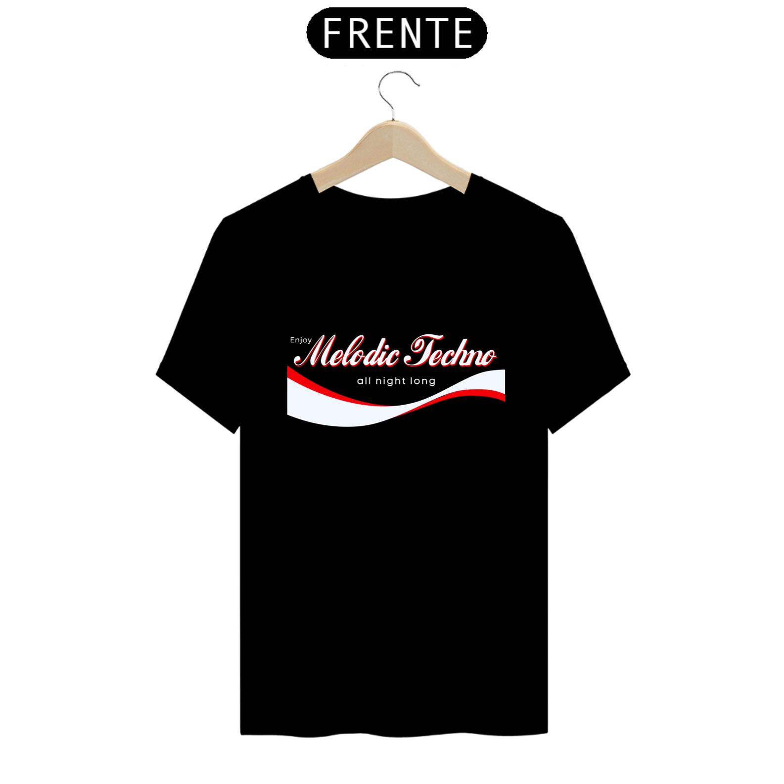 Nome do produto: MELODIC TECHNO COKE - tshirt prime
