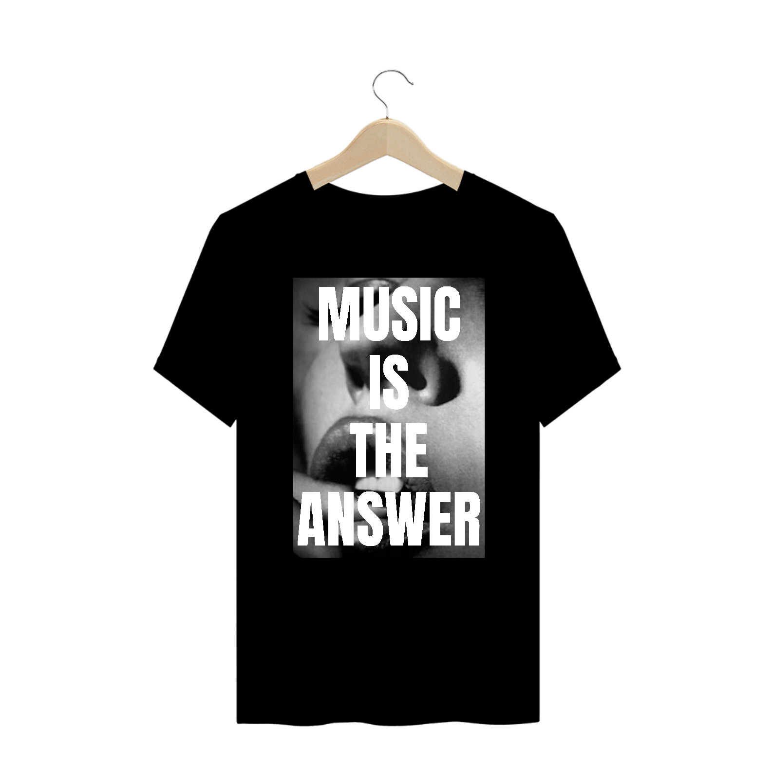 Nome do produto: MUSIC IS THE ANSWER - tshirt plus size
