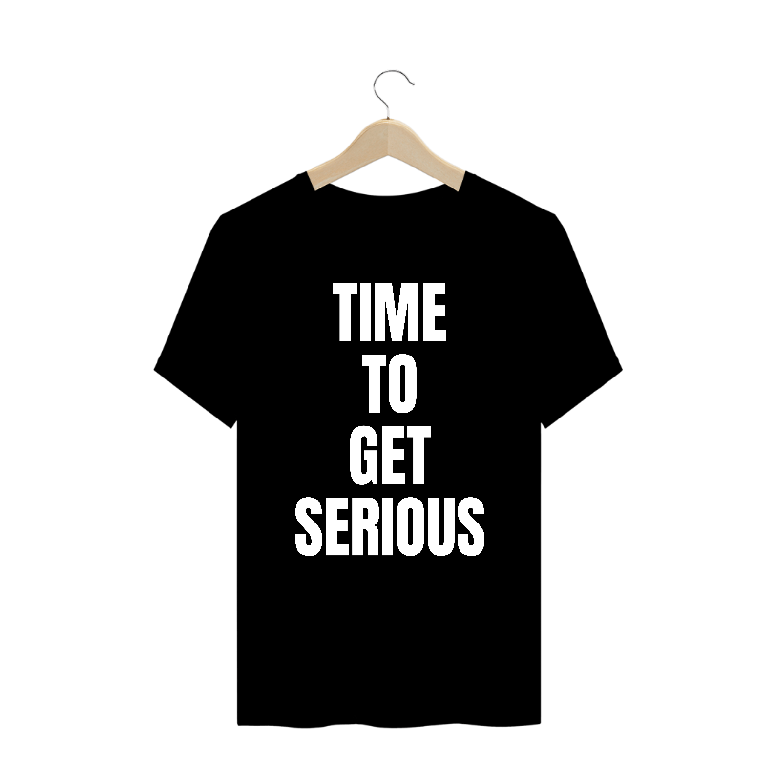 Nome do produto: TIME TO GET SERIOUS - tshirt plus size