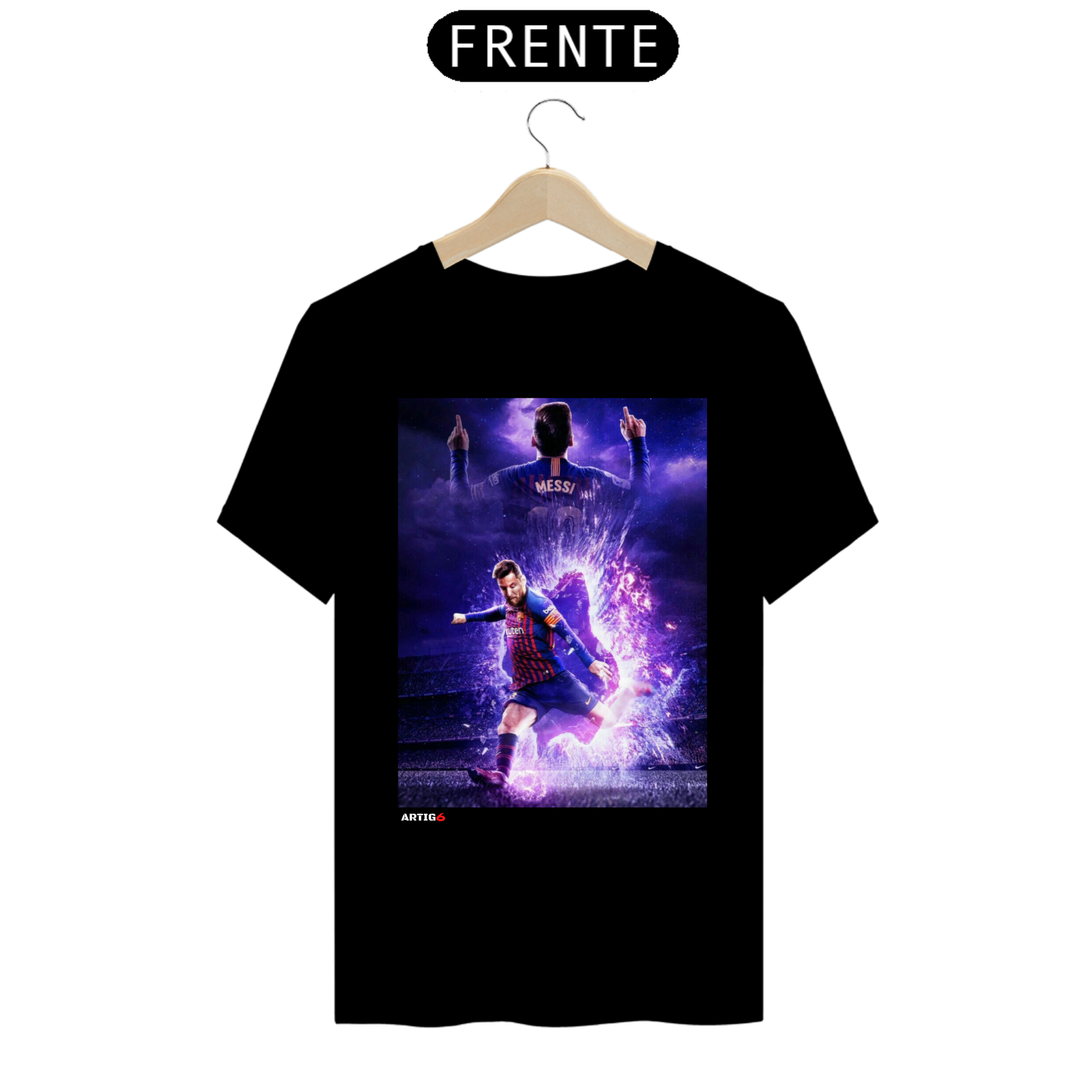 Nome do produto: Camiseta Premium MESSI 