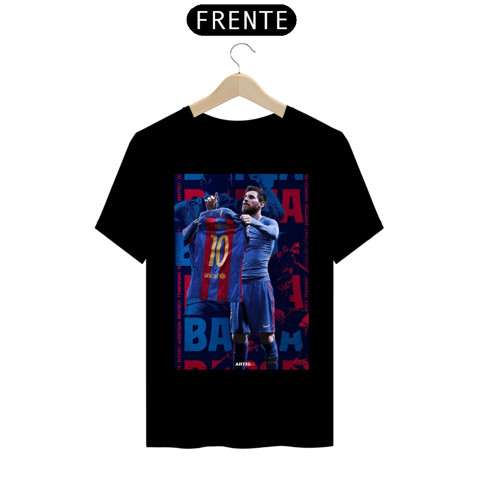 Nome do produto: Camiseta PREMIUM MESSI \