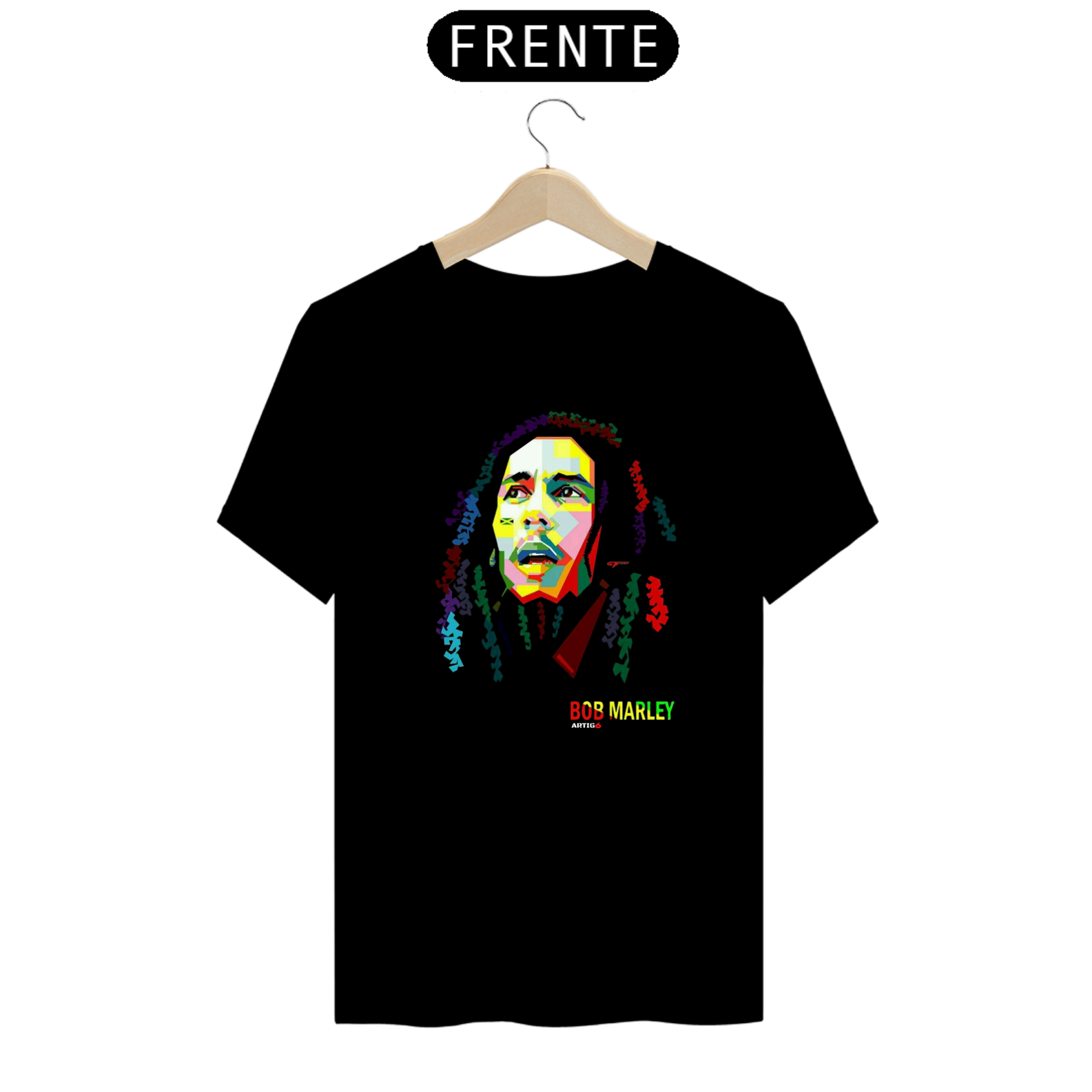 Nome do produto: Camiseta Bob Marley