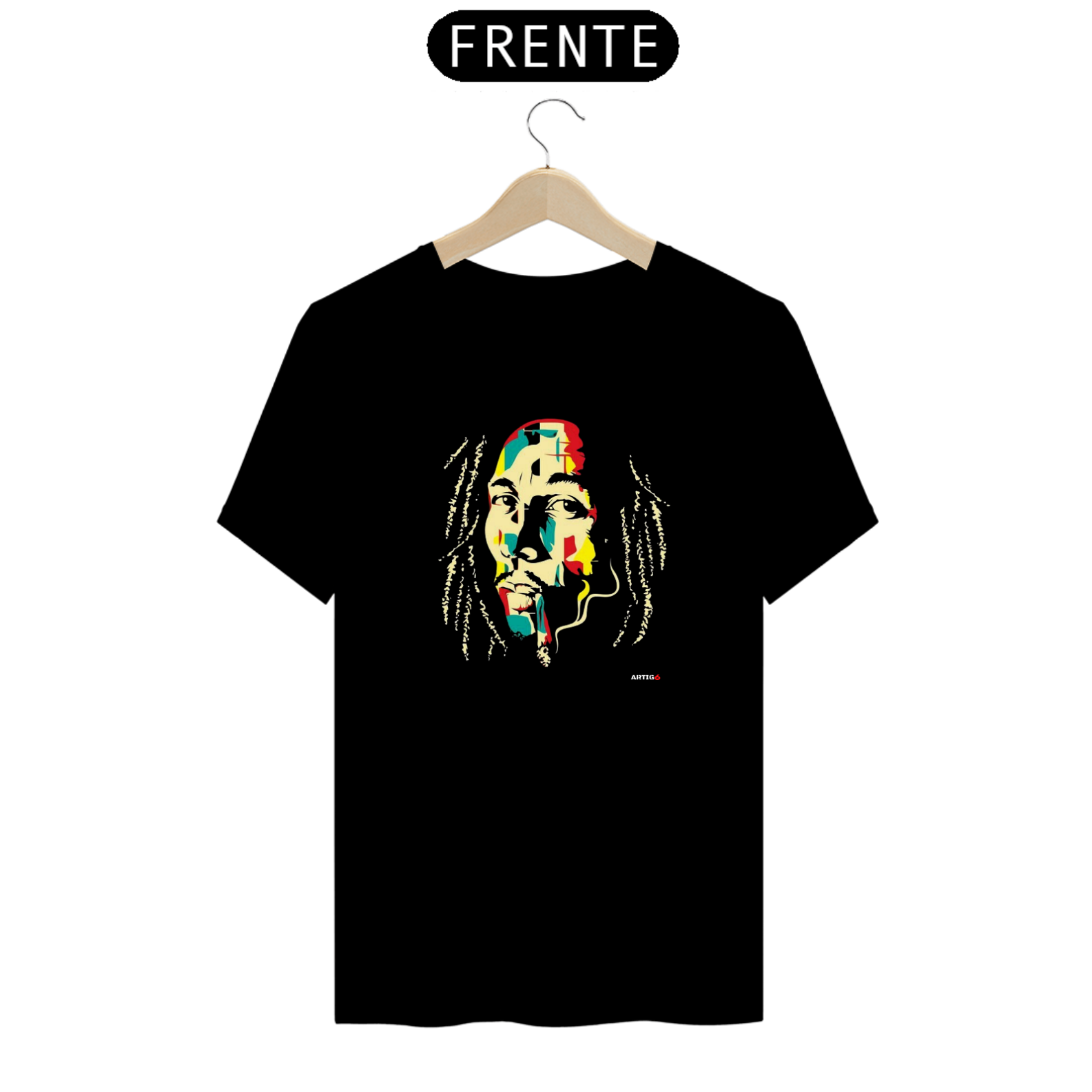 Nome do produto: Camiseta Bob Marley