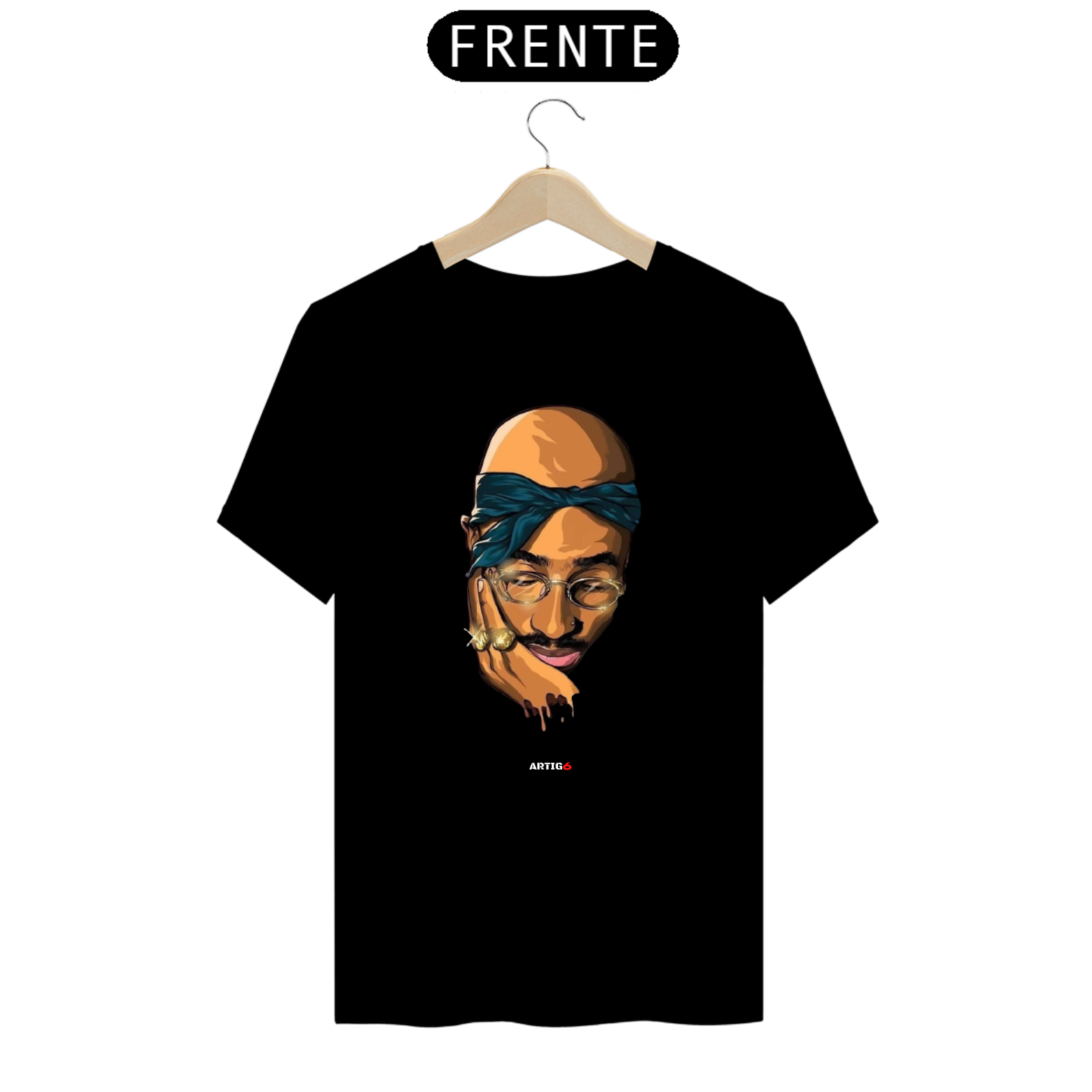 Nome do produto: Camiseta 2Pac