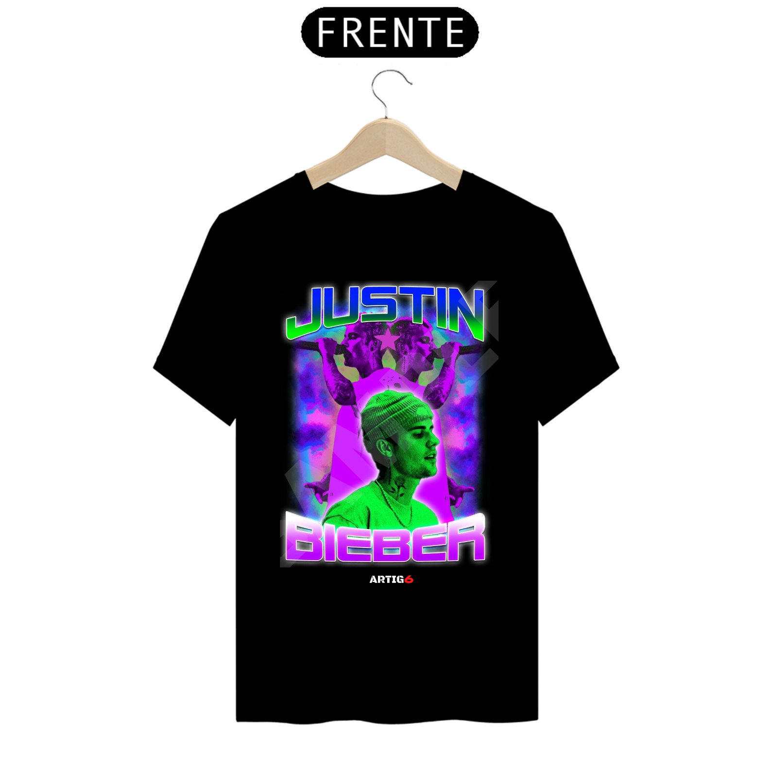 Nome do produto: Camiseta Justin Bieber Unissex