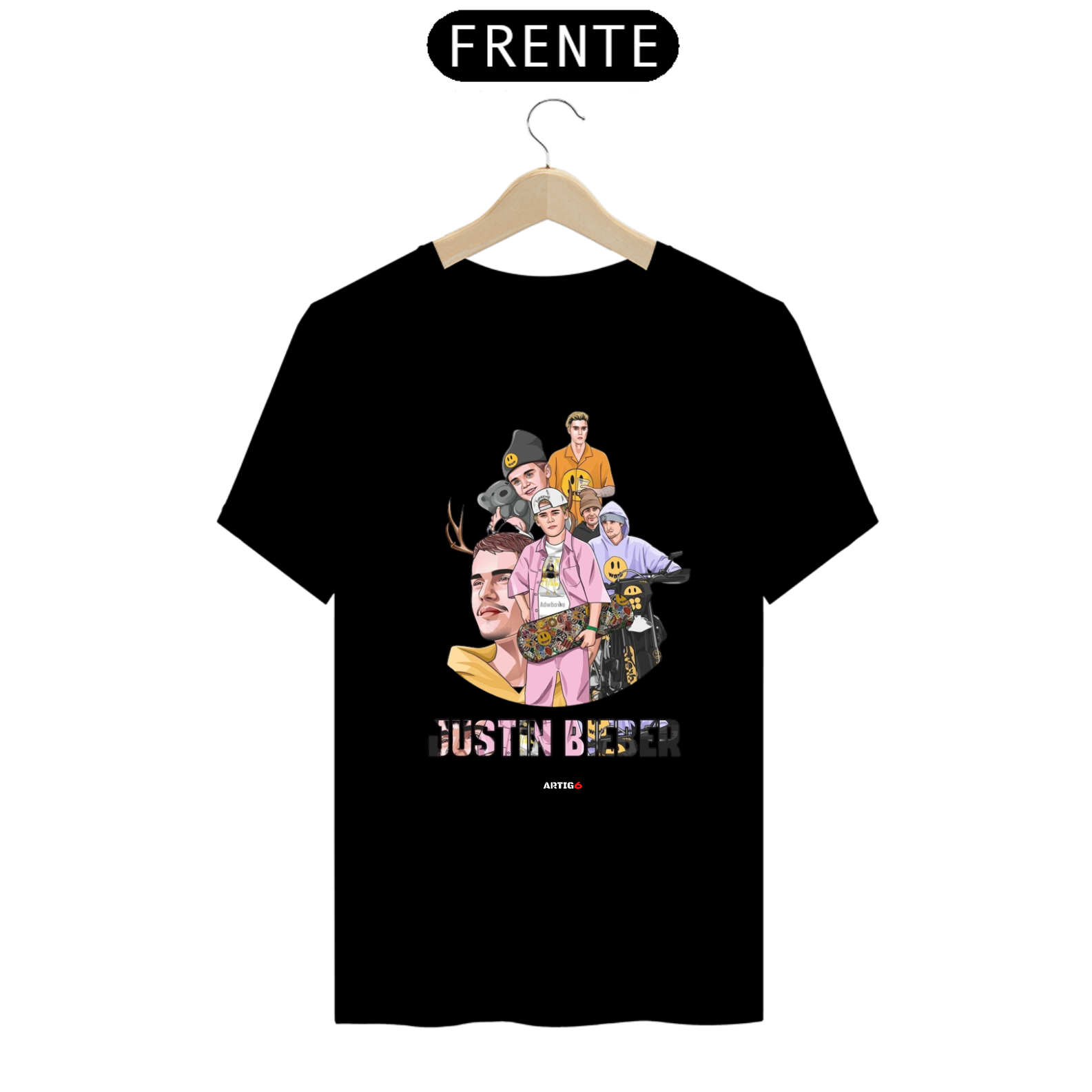 Nome do produto: Camiseta Justin Bieber