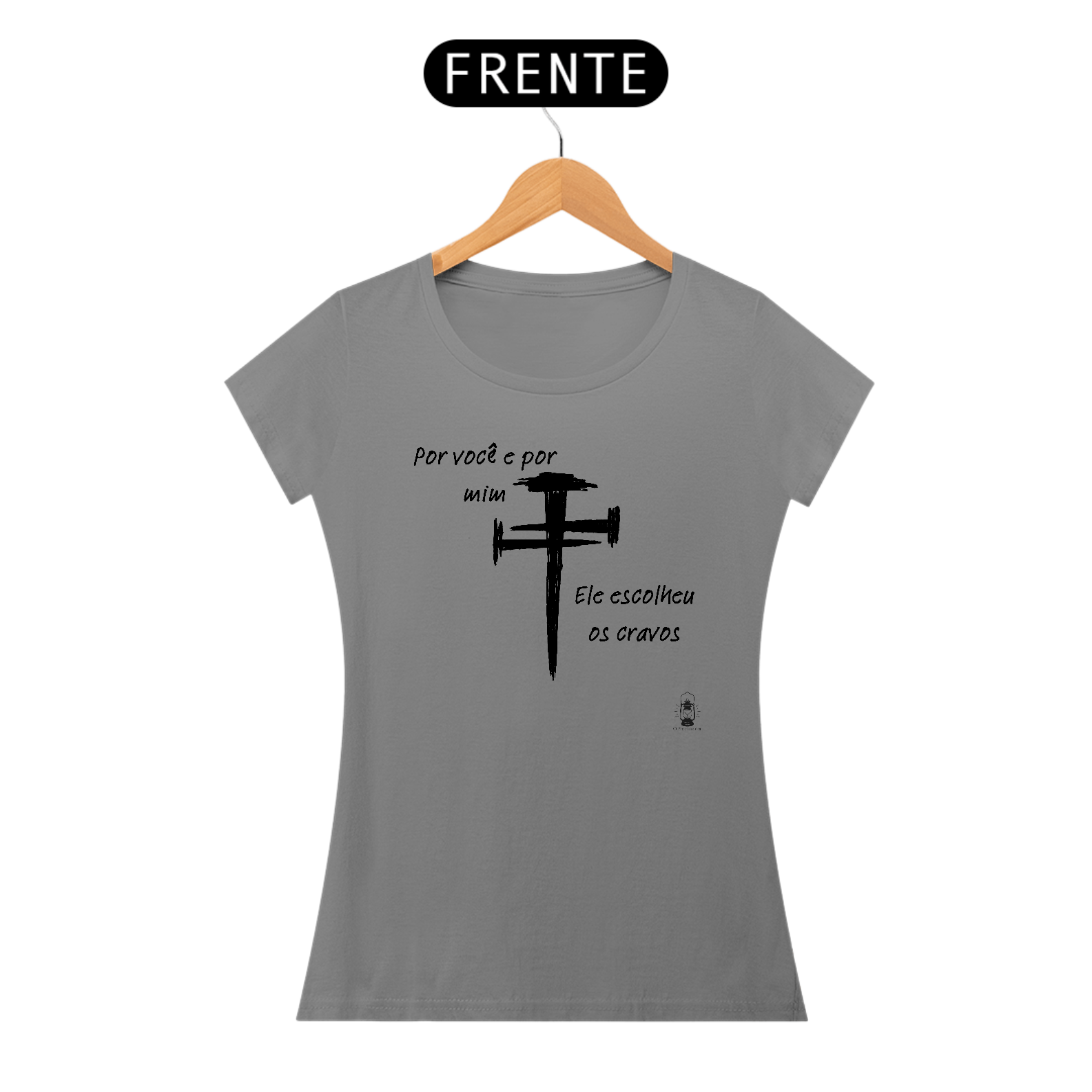 Nome do produto: Ele escolheu os cravos (fem. estampa preta)