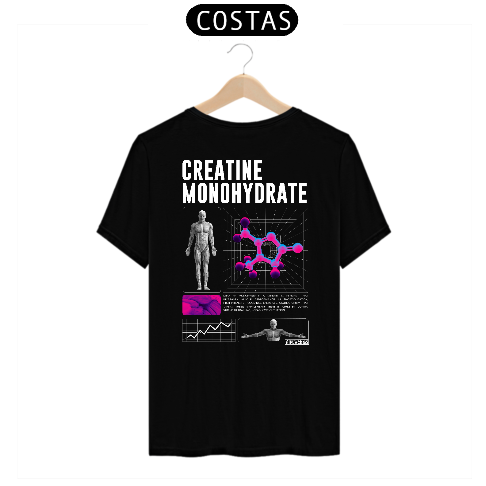 Creatine monohydrate estampa costa