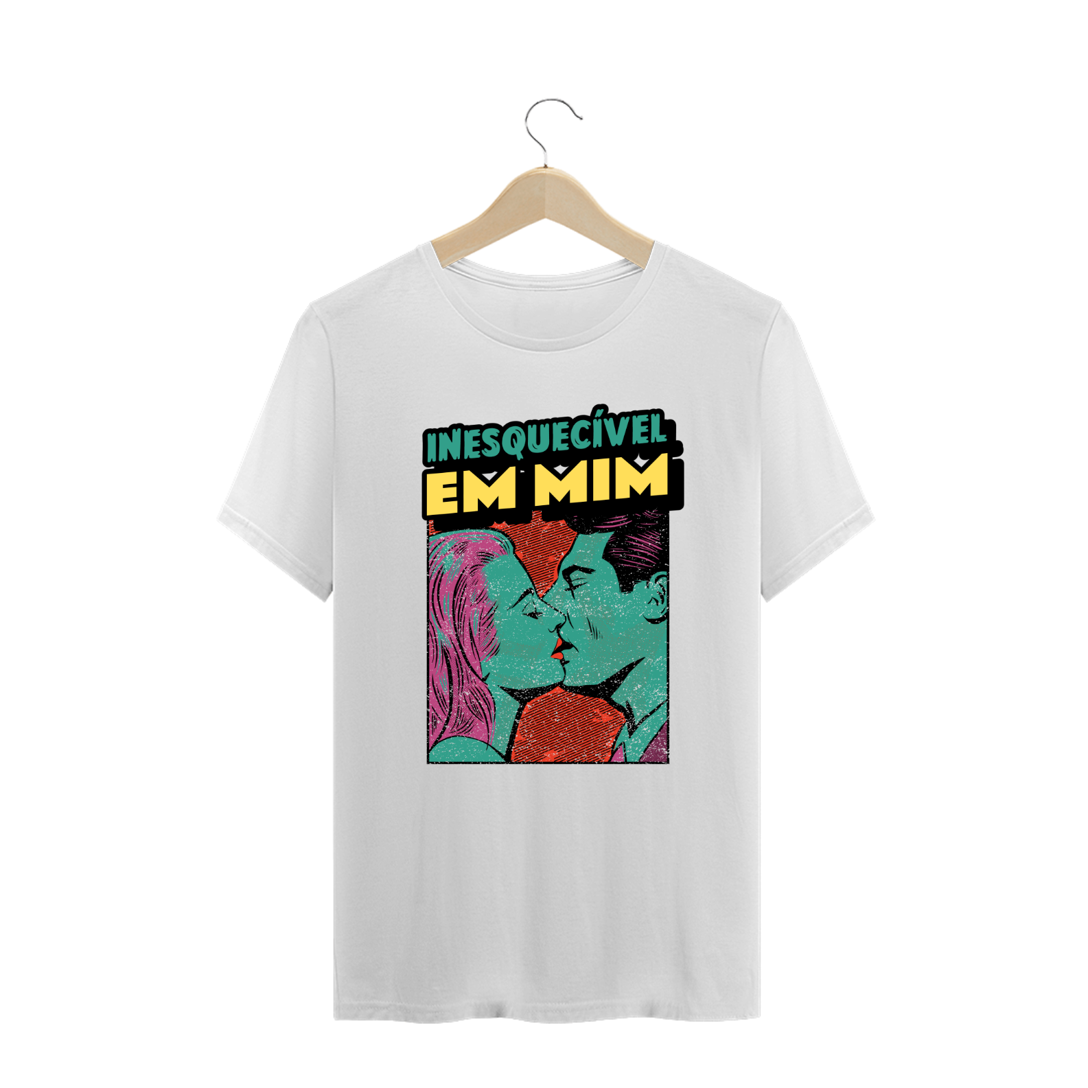 Nome do produto: Camiseta Plus Size inesquecível - Letras de Músicas