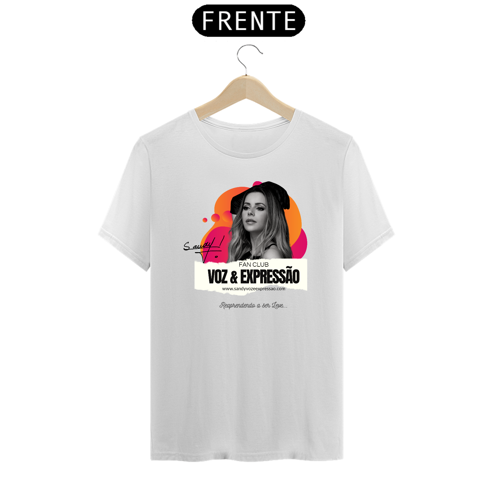 Nome do produto: CAMISA CLÁSSICA - FAN CLUB VOZ & EXPRESSAO 2023